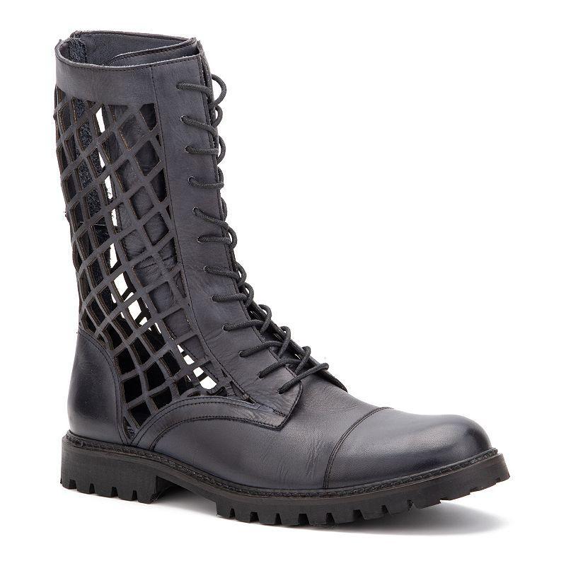 Vintage Foundry Co. Windsor Women's Leather Combat Boots, Size: 7, Black Product Image