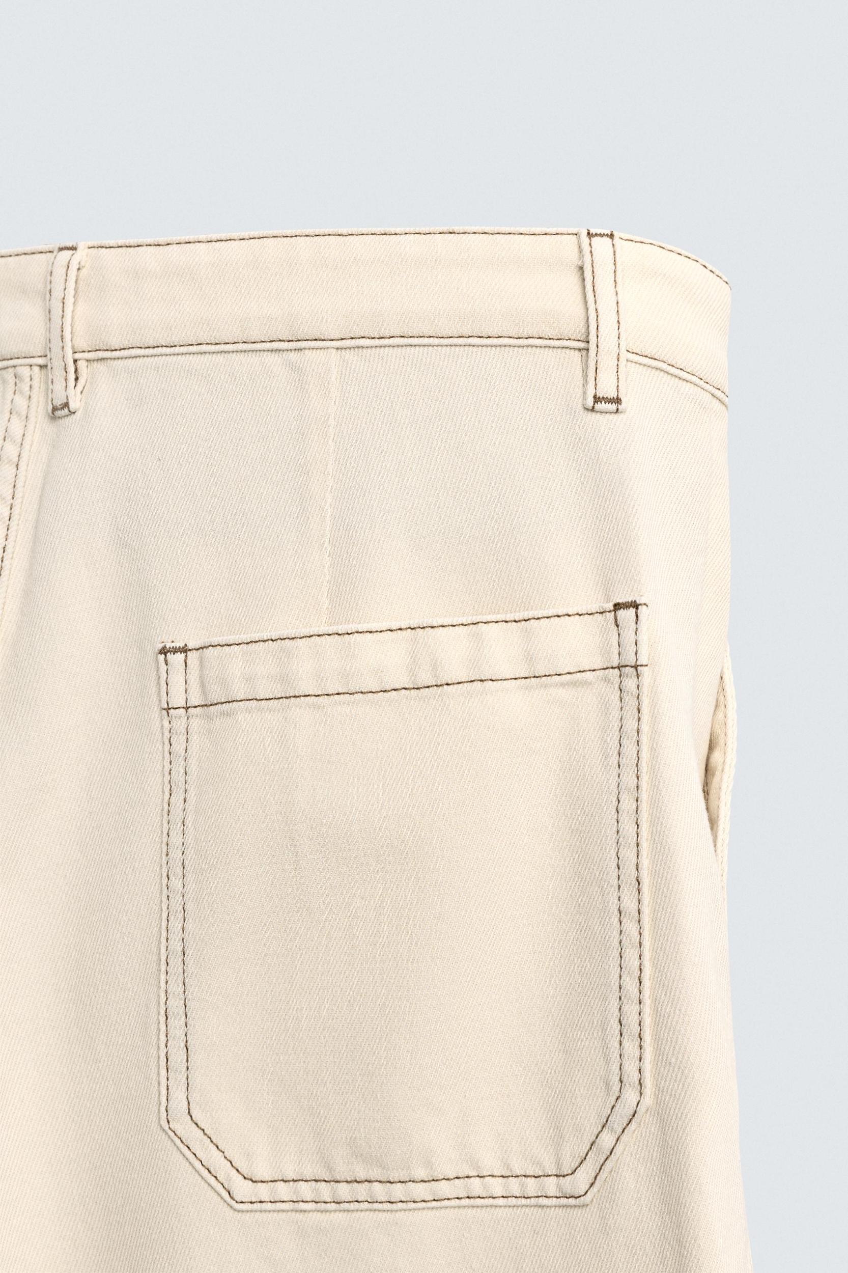 PANTS WITH CONTRAST STITCHING Product Image