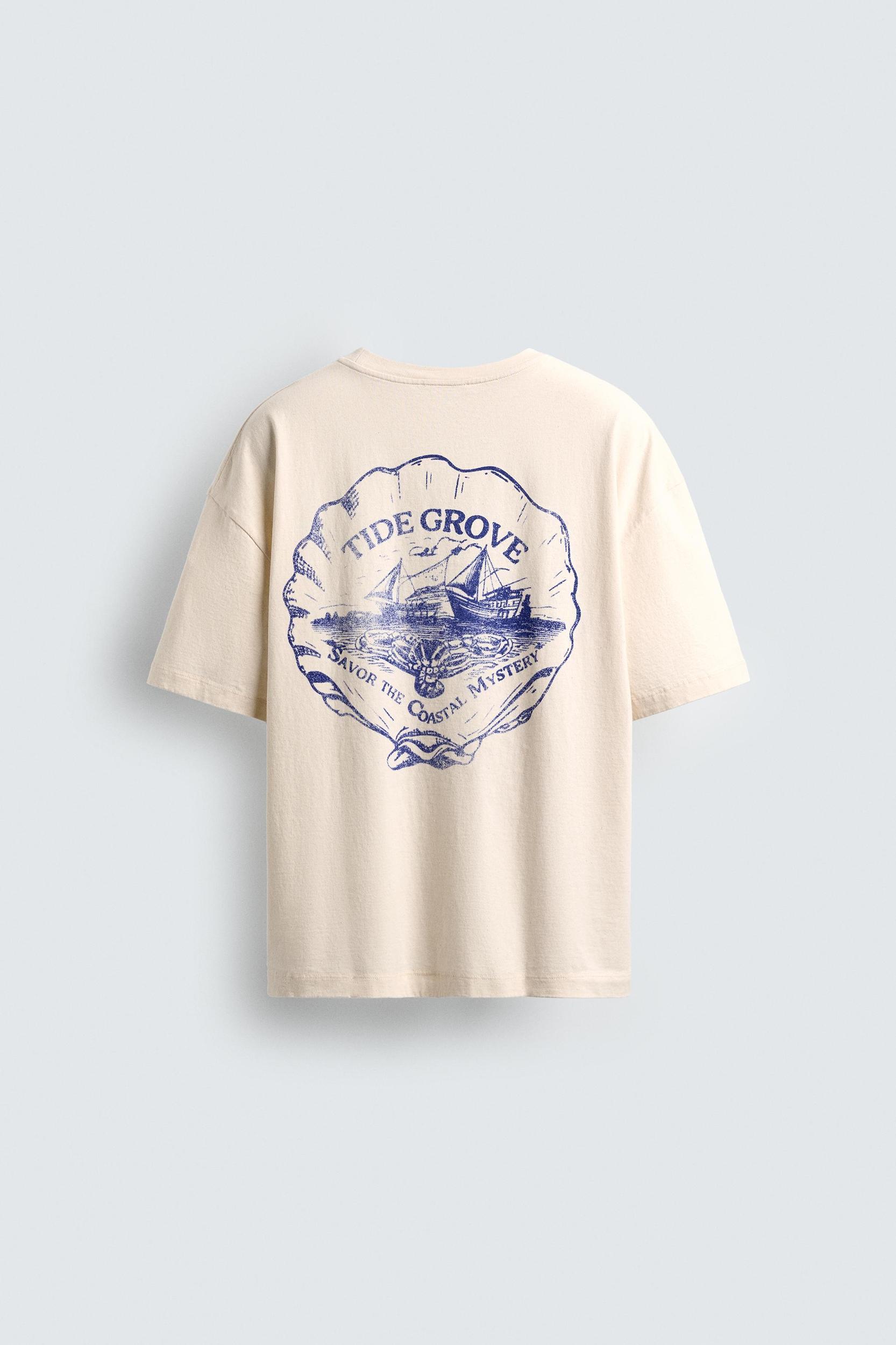 WASHED PRINT T-SHIRT Product Image