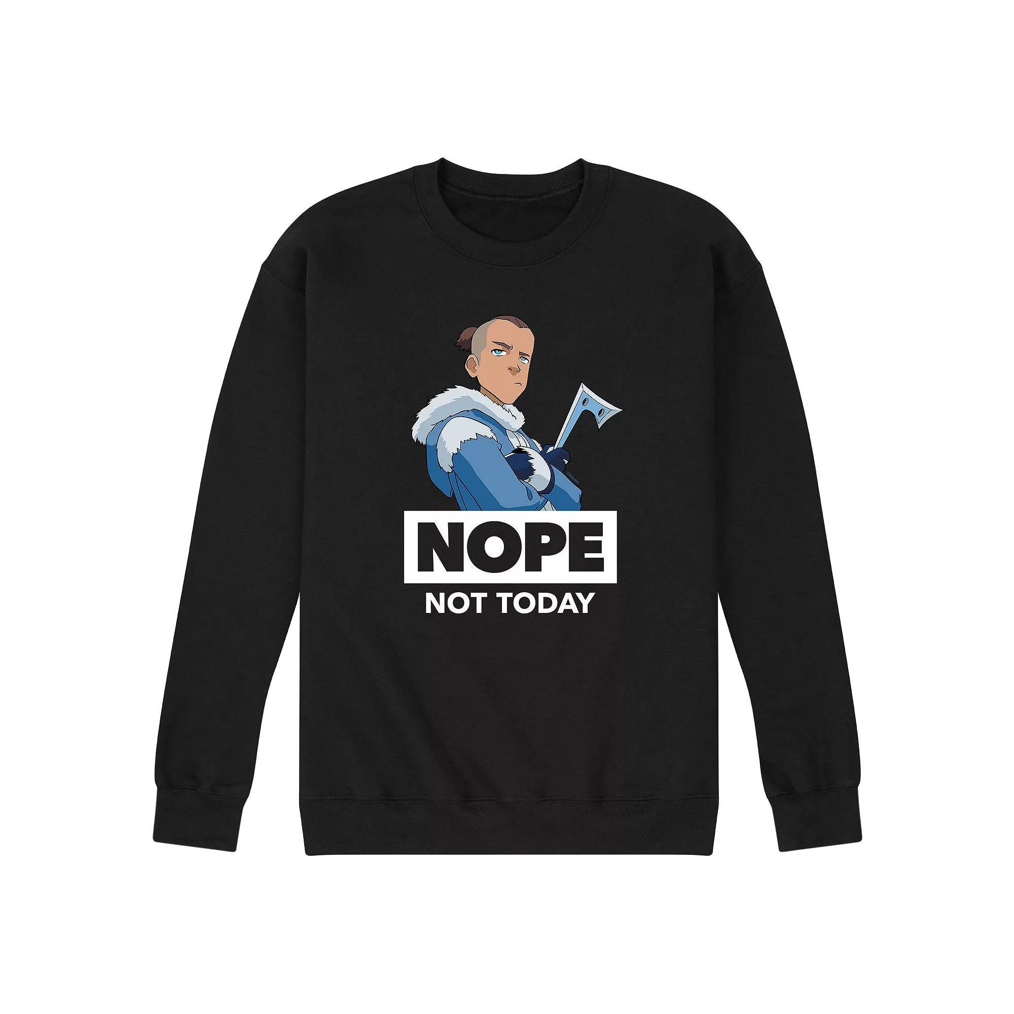 Mens Avatar Sokka Nope Sweatshirt Product Image
