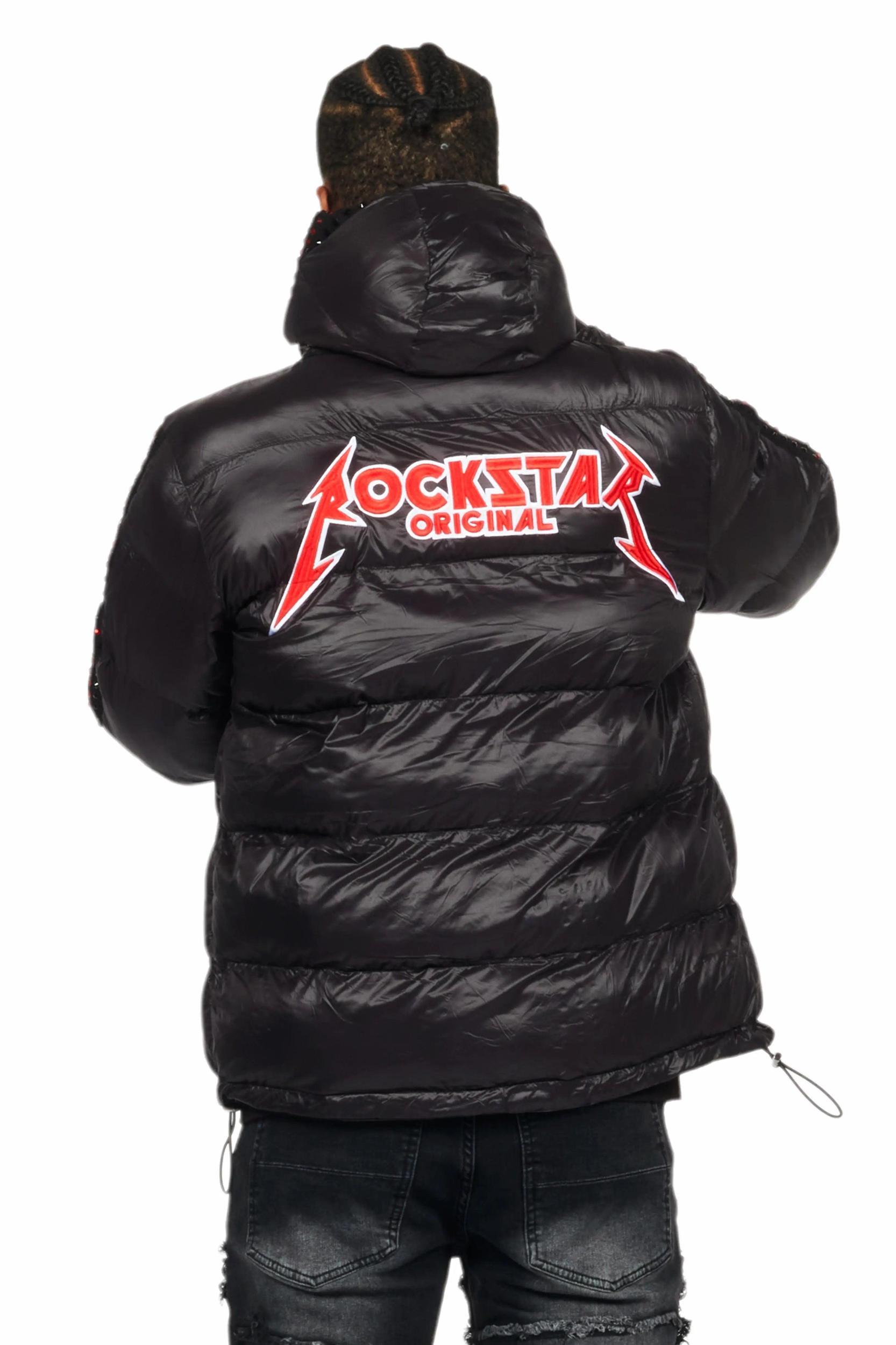 Brink Black Heavy Puffer Jacket Male Product Image