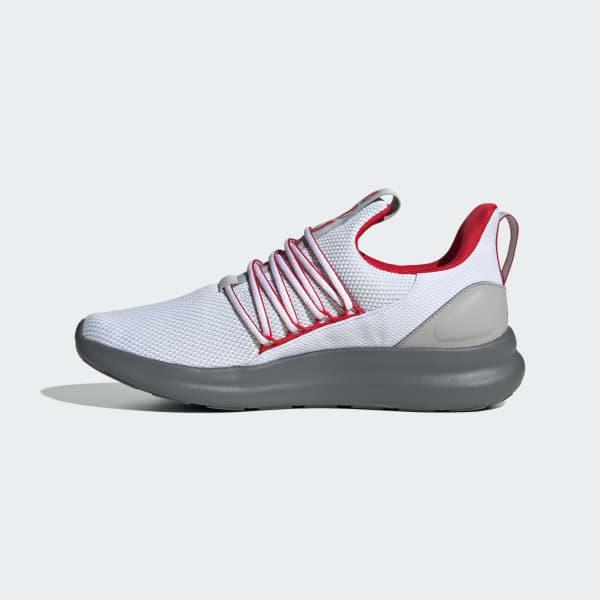 adidas Lite Racer Adapt 7.0 Men's Running Shoes, White Black Product Image
