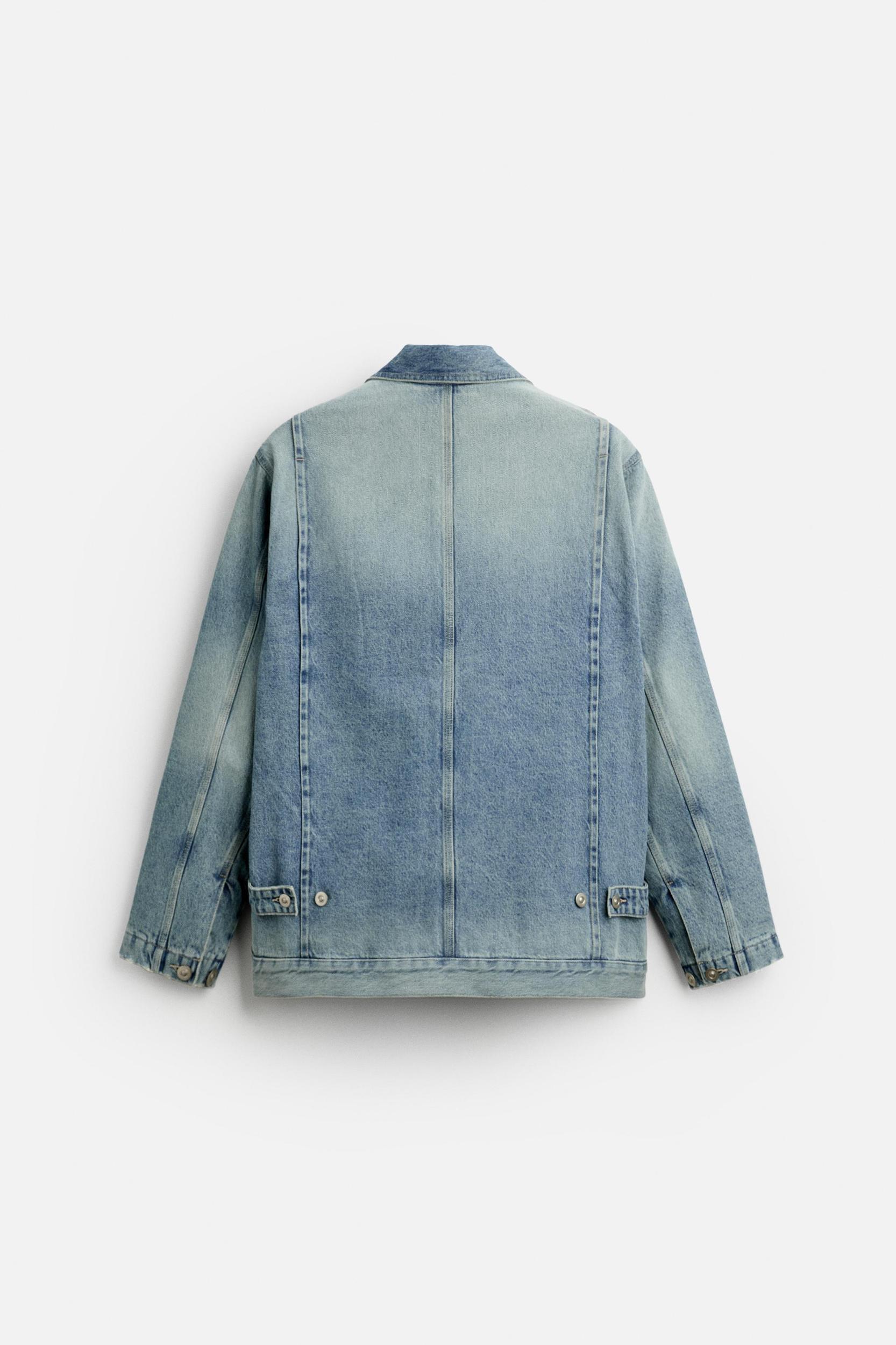BOXY FIT DENIM JACKET Product Image