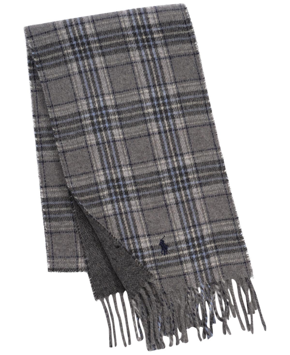 POLO RALPH LAUREN Men's Double Face Menswear Scarf In Brown Plai Product Image