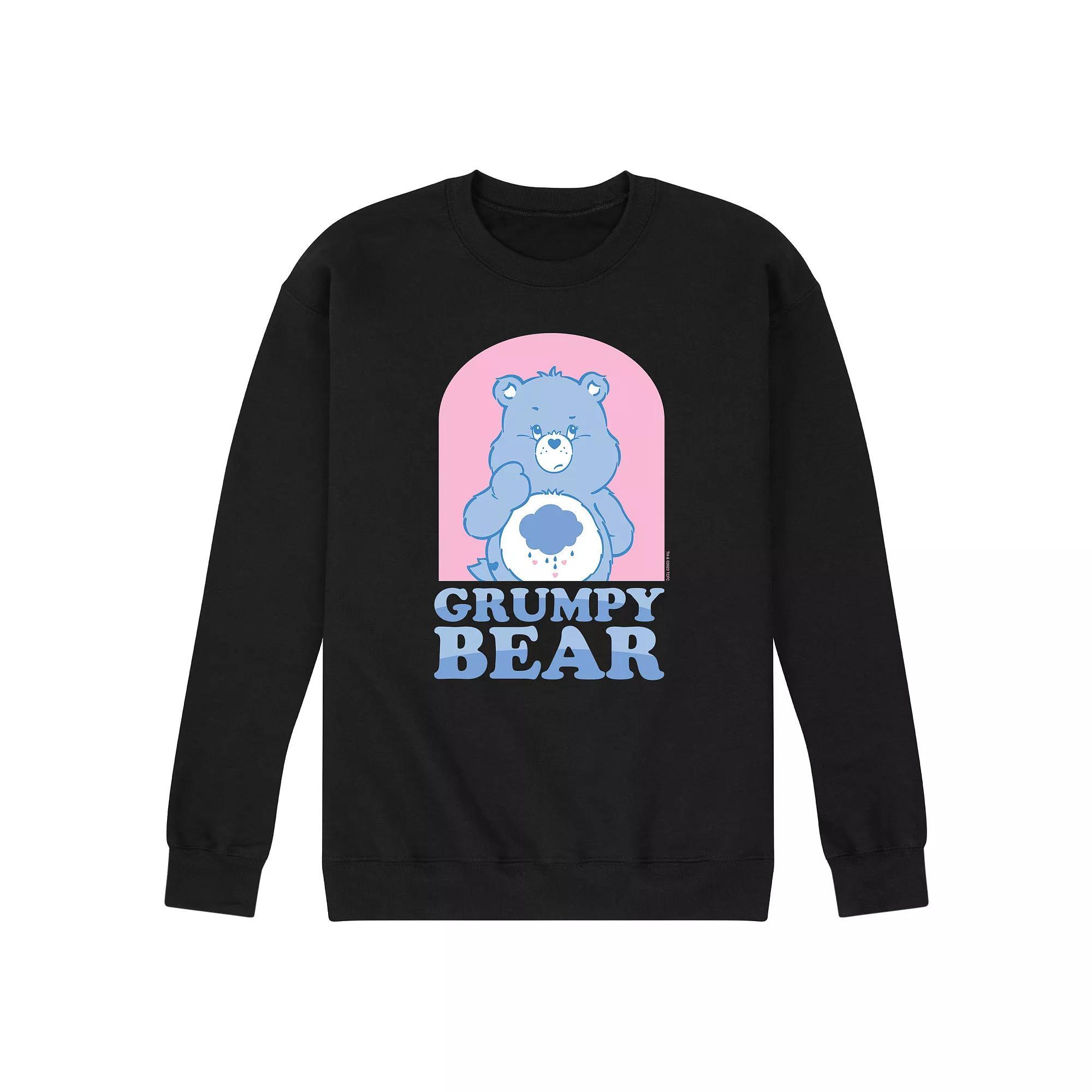 Mens Care Bears Grumpy Bear Fleece Sweatshirt Product Image
