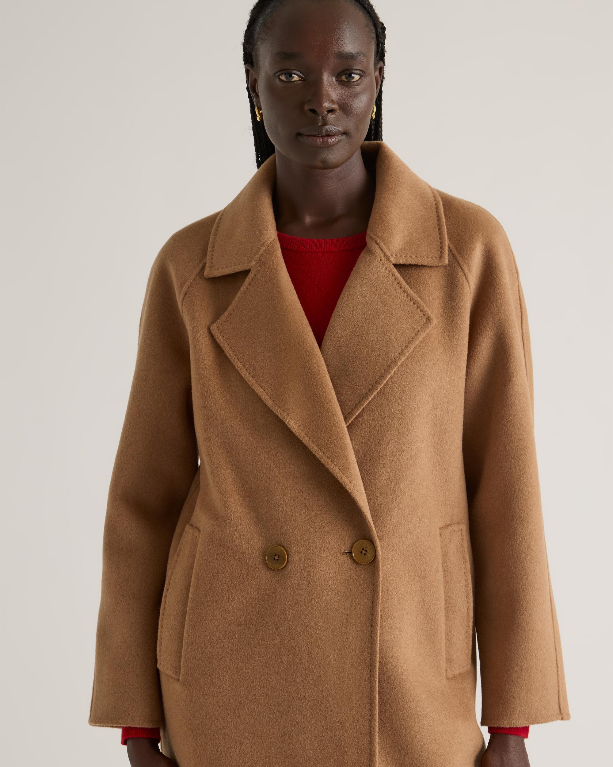 Quince | Women's Double-Faced Merino Wool Notched Lapel Coat Size XS Product Image