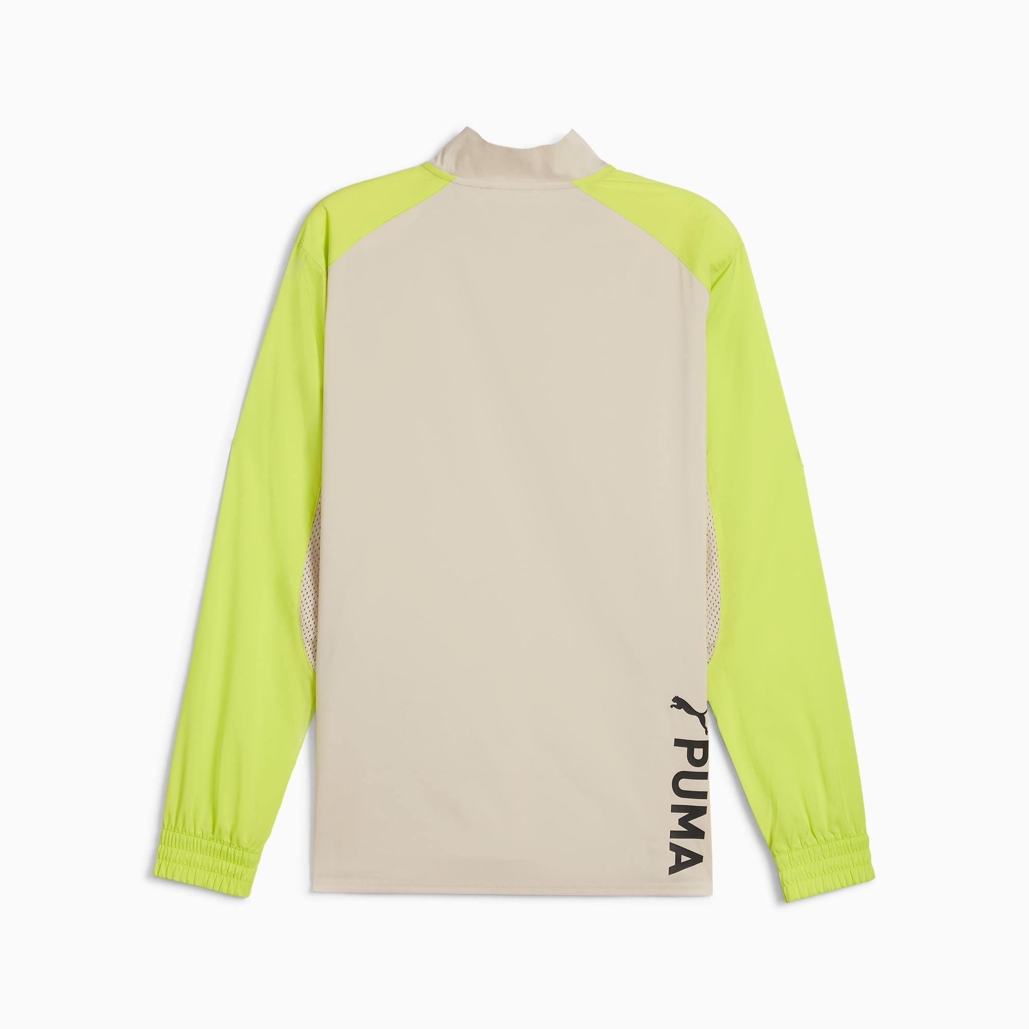 PUMA Fit Woven Men's Quarter Zip Sweater Product Image