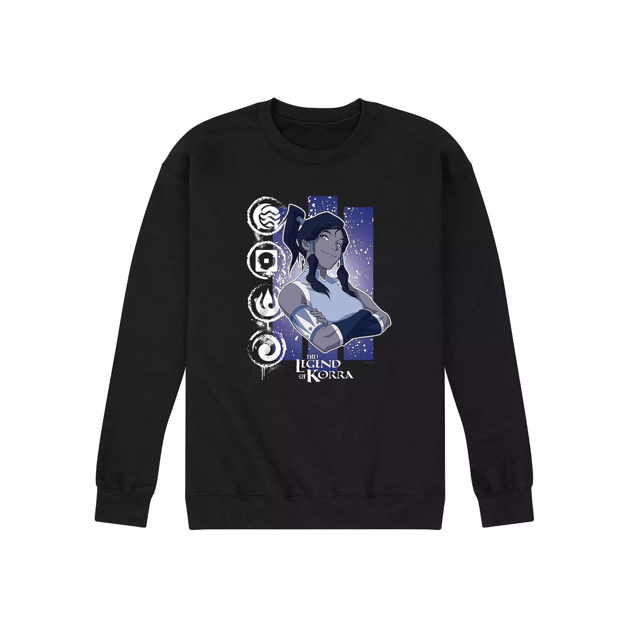 Mens Equal Equality Fleece Sweatshirt Blue Product Image