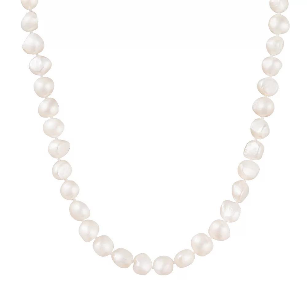 14k Gold Baroque Freshwater Cultured Pearl Necklace, Women's, Size: 18" Product Image
