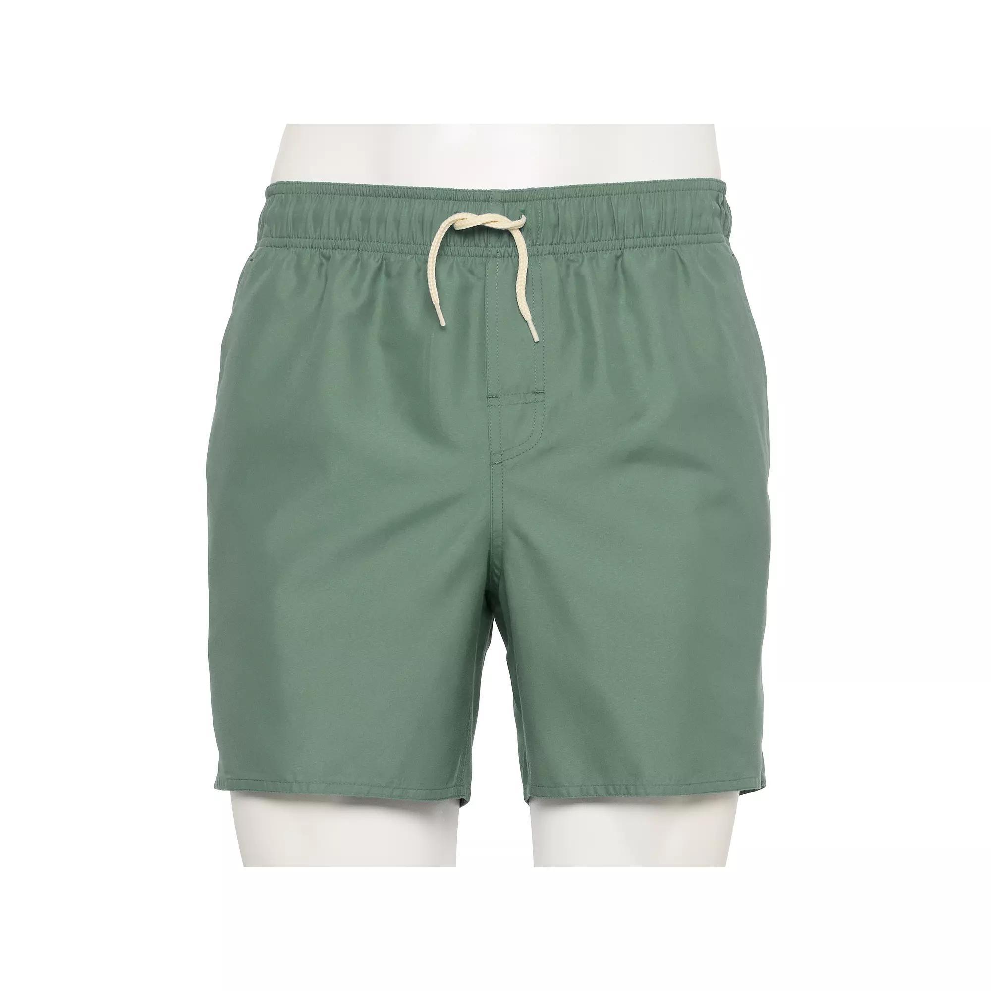 Men's Laguna Swim 6" Swim Trunks, Size: Large, Green Leaf Product Image
