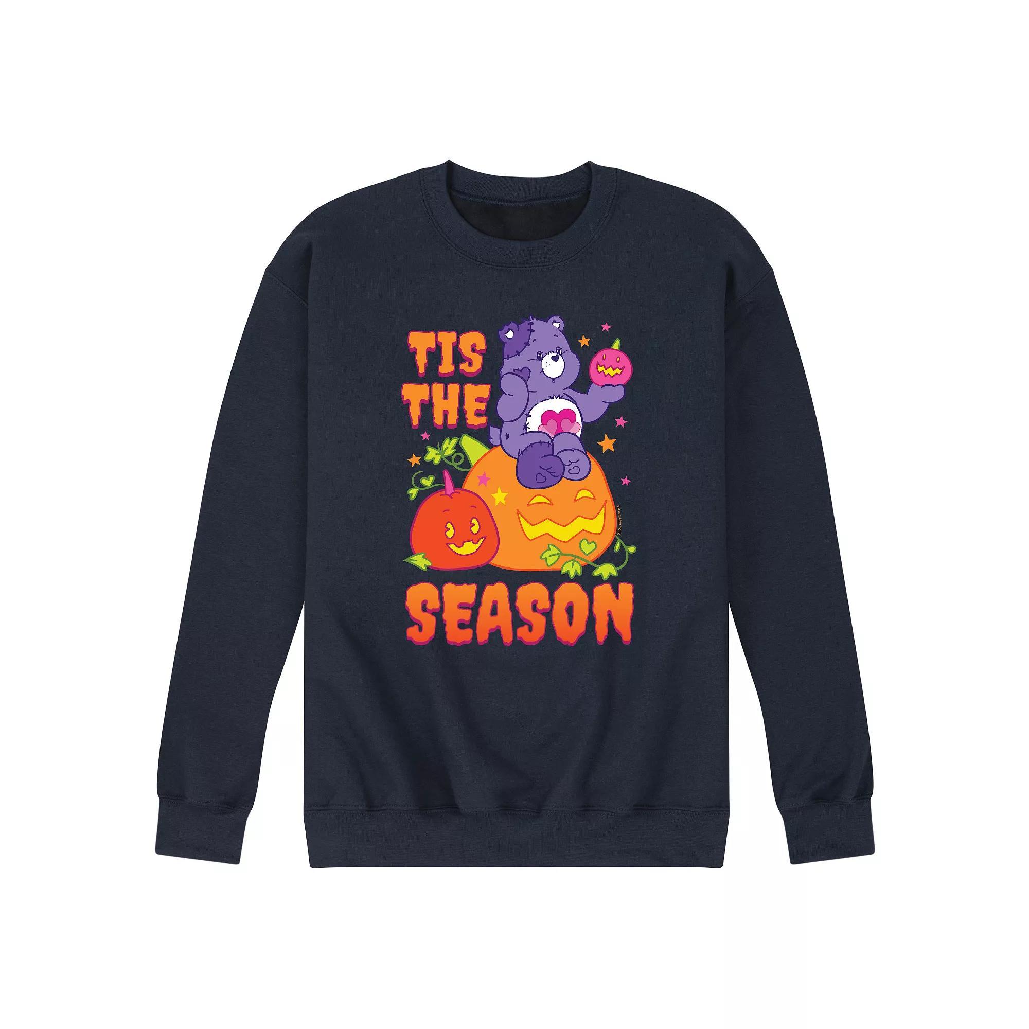 Mens Care Bears Tis The Season Graphic Fleece Blue Product Image