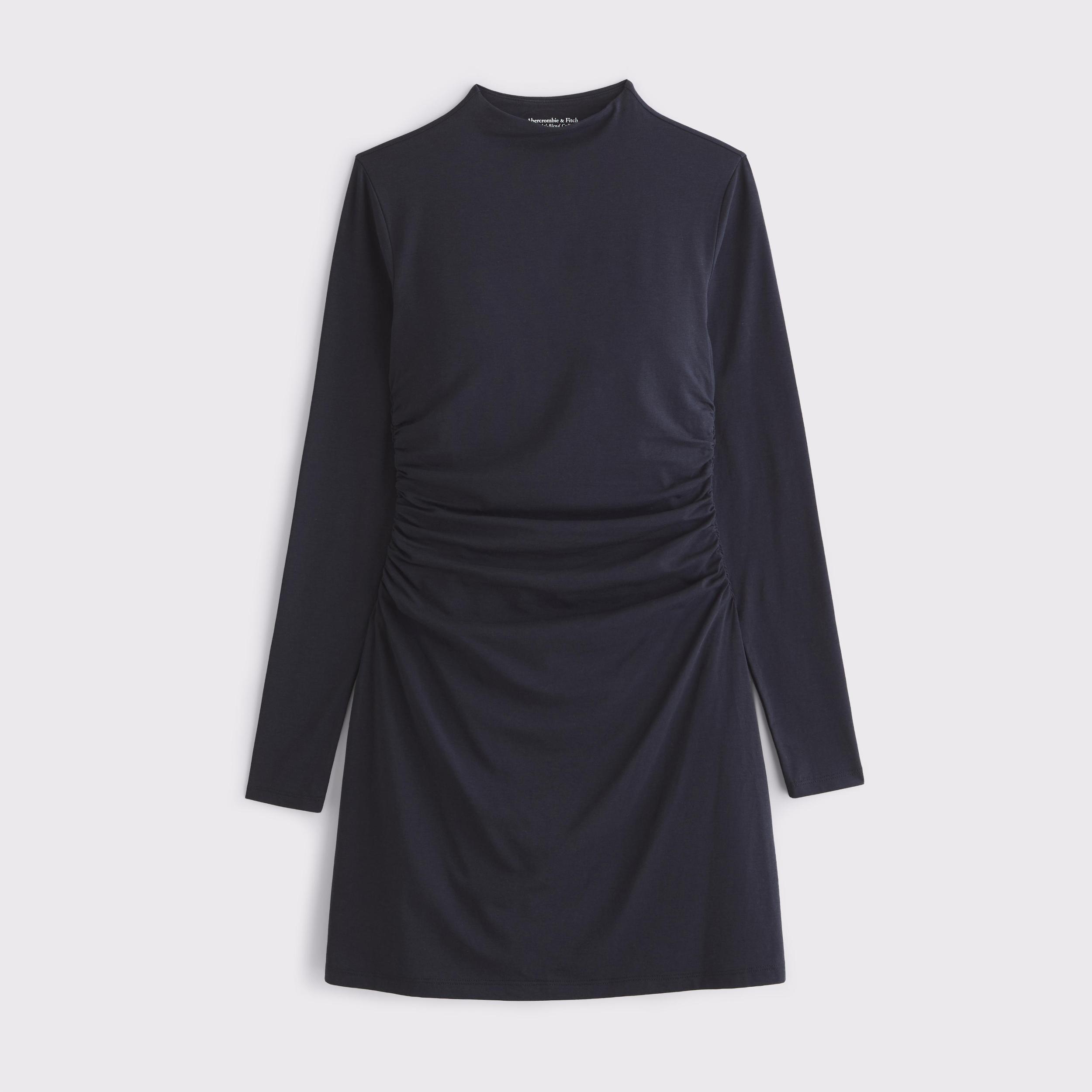The A&F Paloma Long-Sleeve Mini Dress Product Image