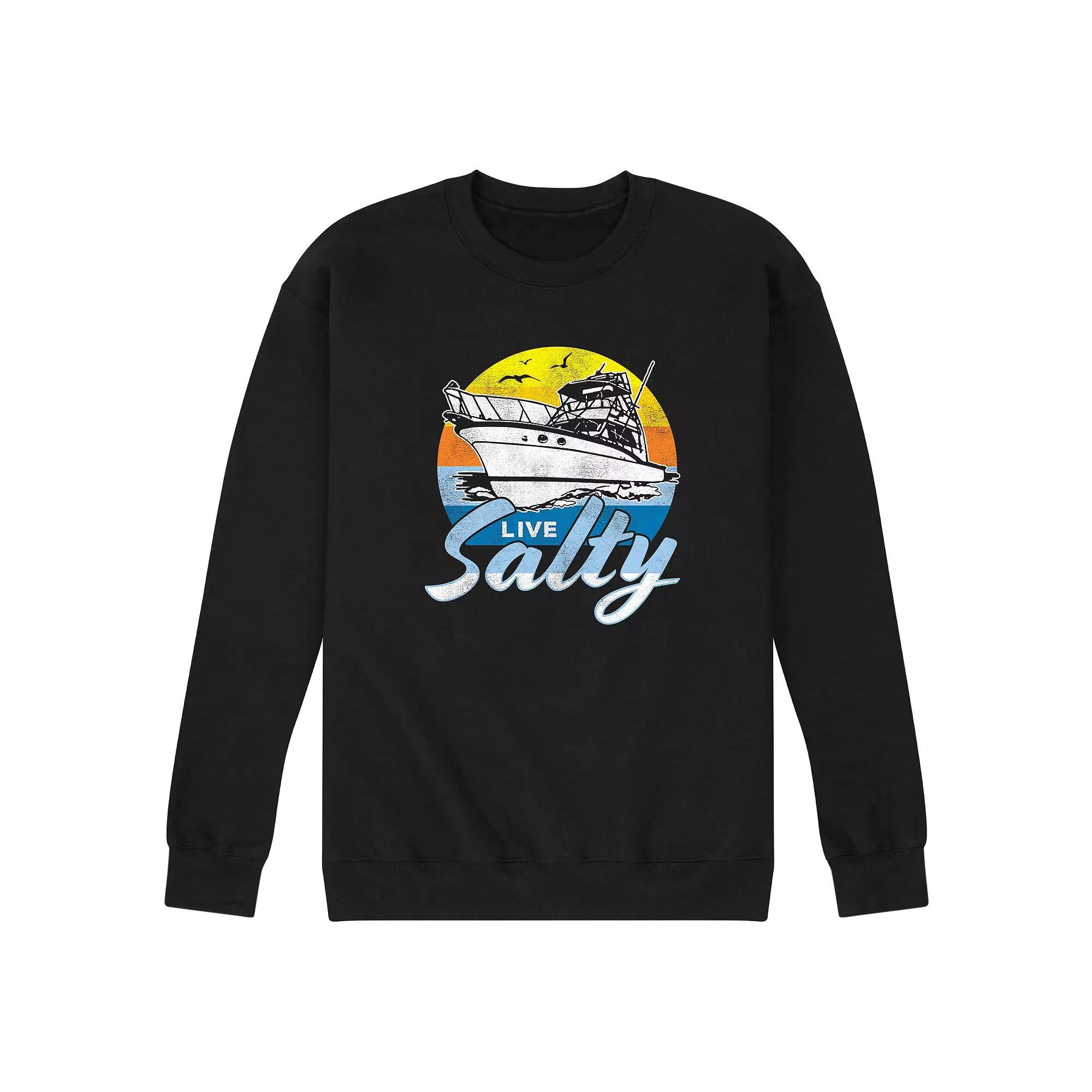 Mens Live Salty Fleece Sweatshirt Product Image