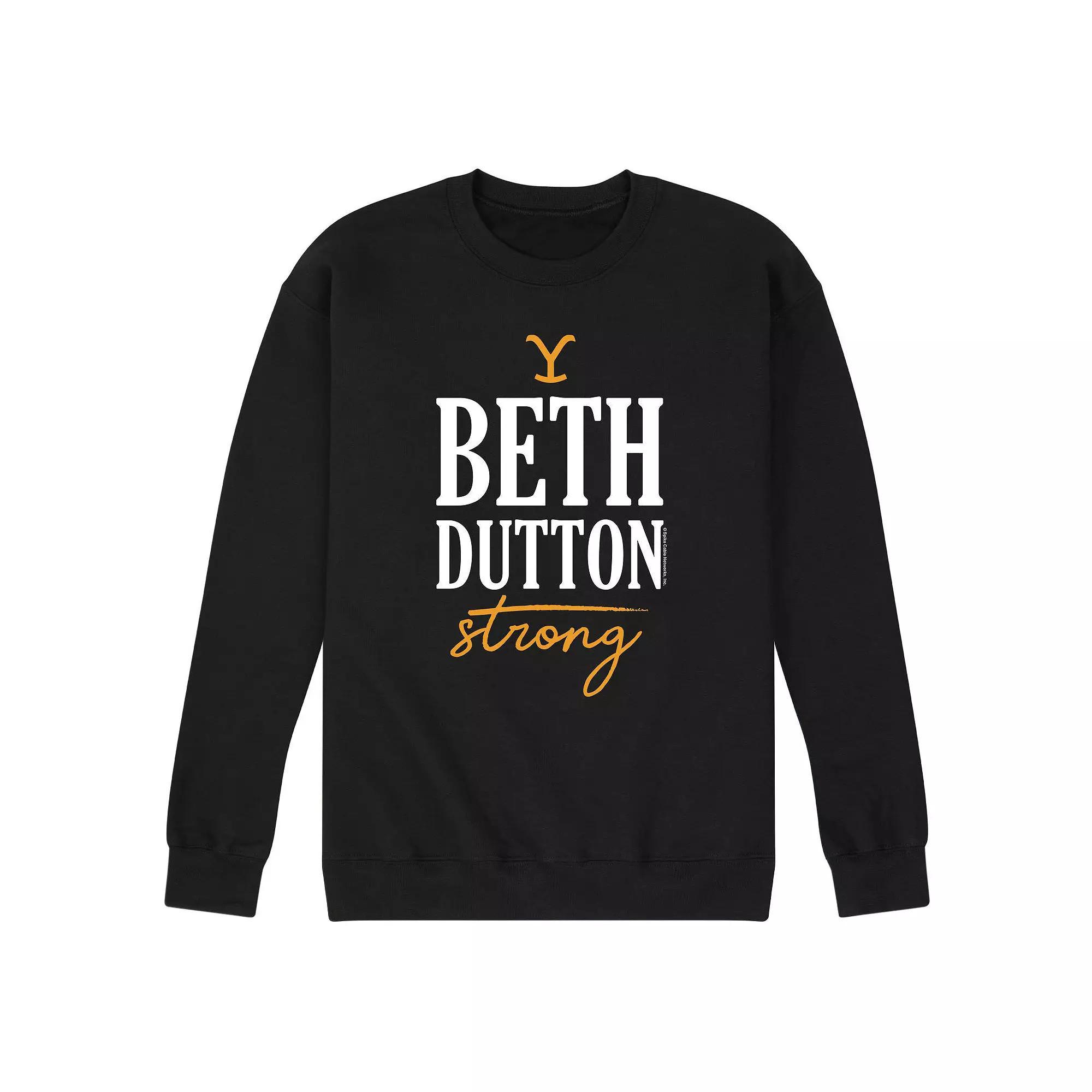Mens Yellowstone Beth Dutton Sweatshirt Blue Product Image