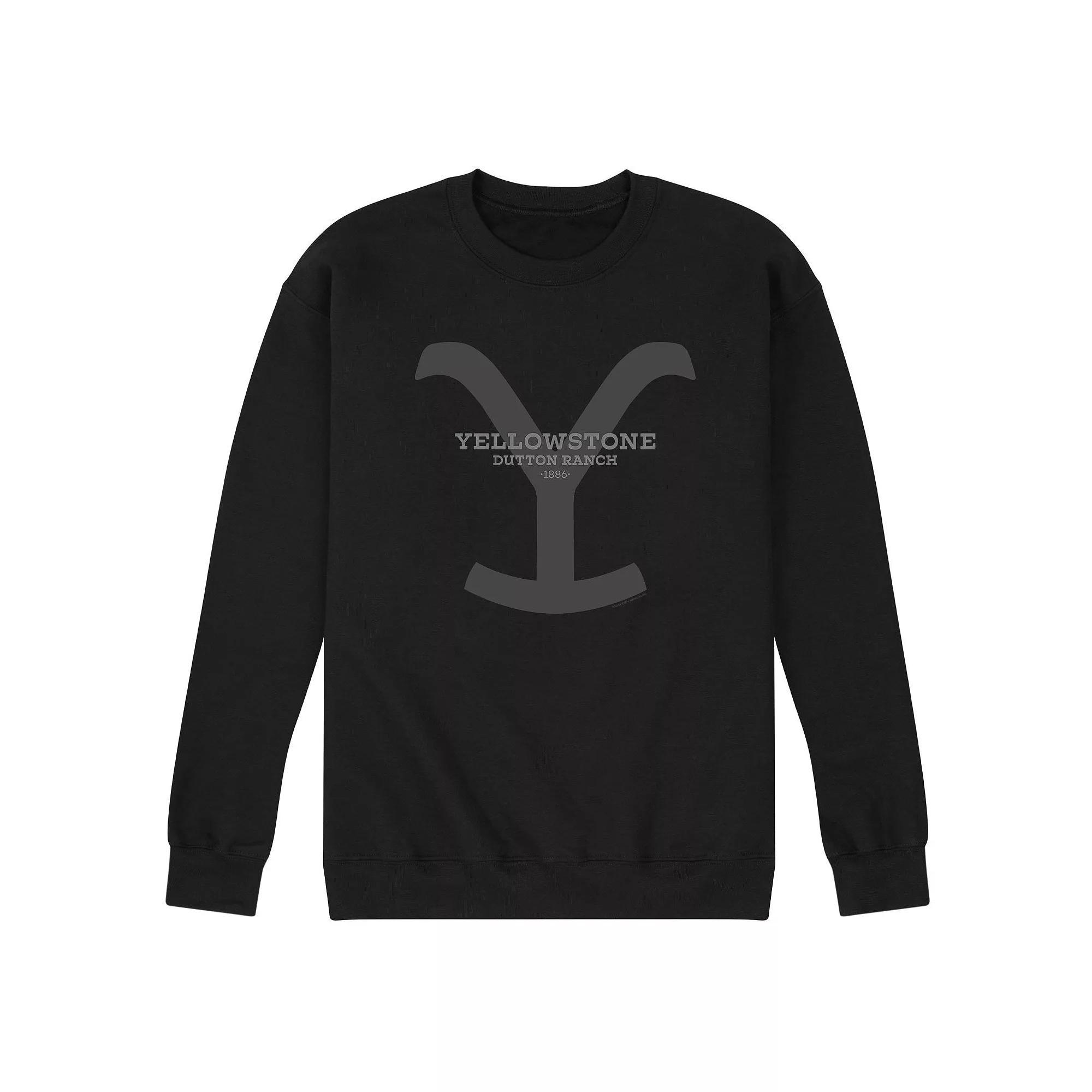 Men's Yellowstone Stone Dutton Sweatshirt, Size: Small, Black Product Image