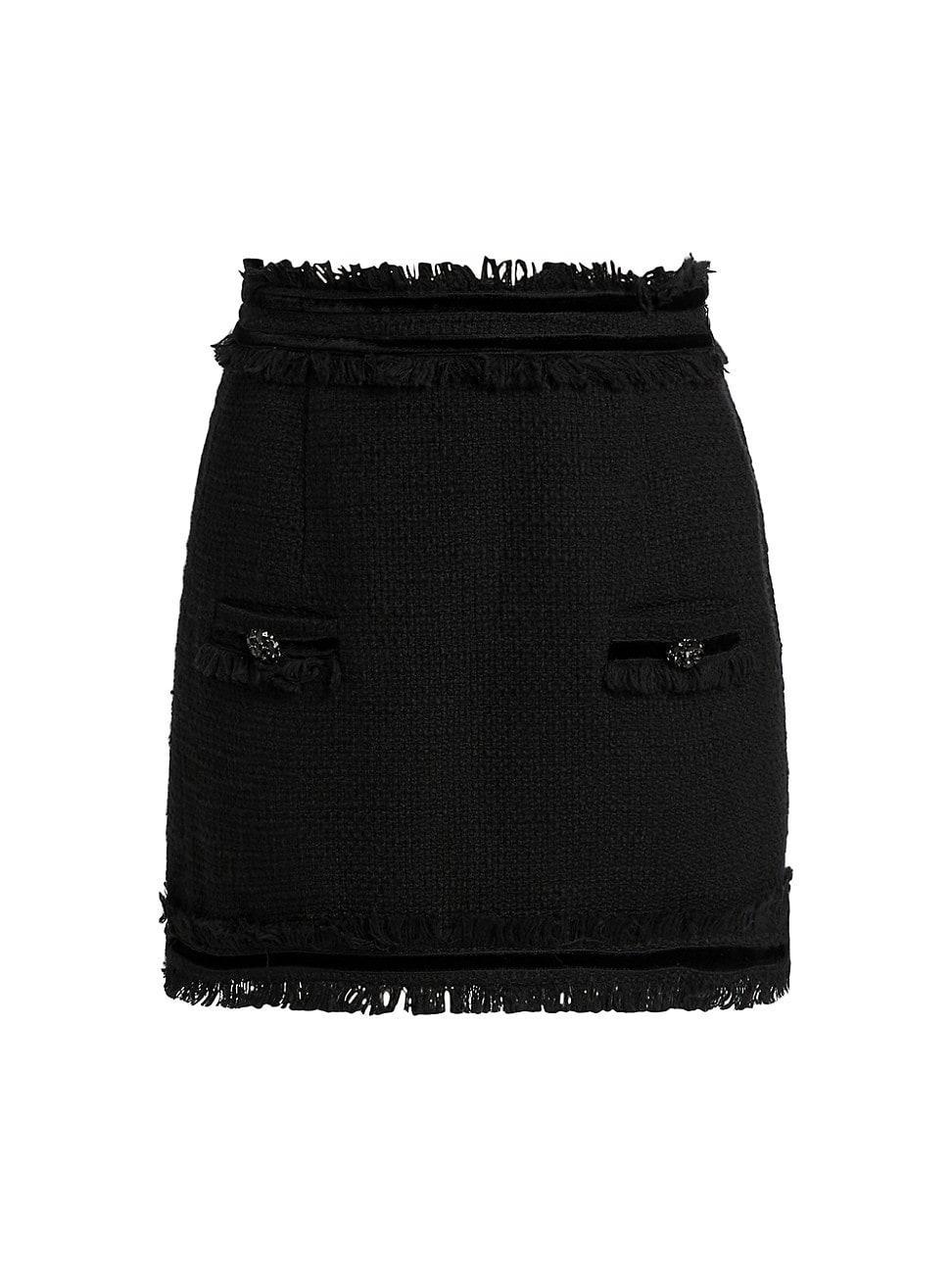 Womens Christie Tweed Miniskirt Product Image