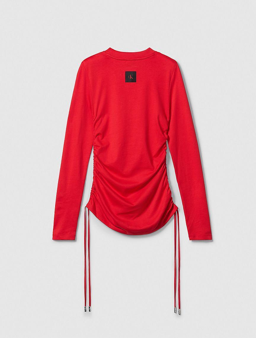 Ruched Slim T-Shirt Product Image