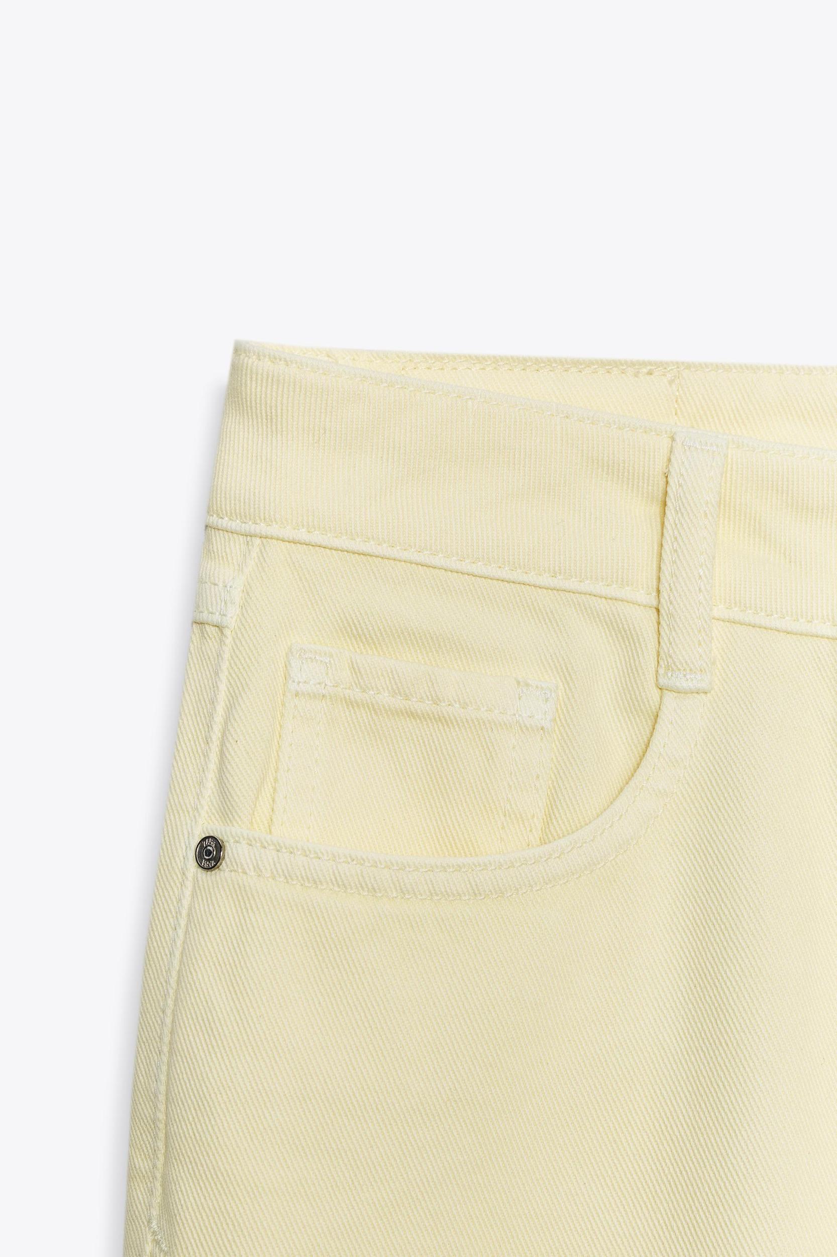 Z.09 STRAIGHT ANKLE HIGH WAIST CROSSOVER WAIST JEANS Product Image