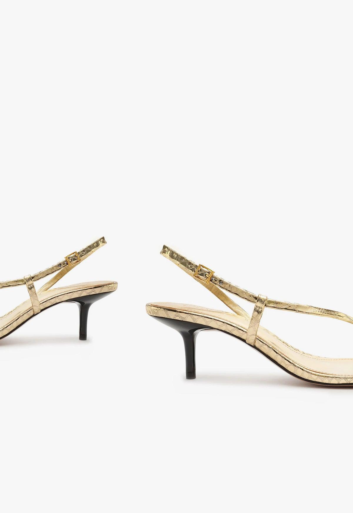 Heloise Metallic Leather Sandal Product Image