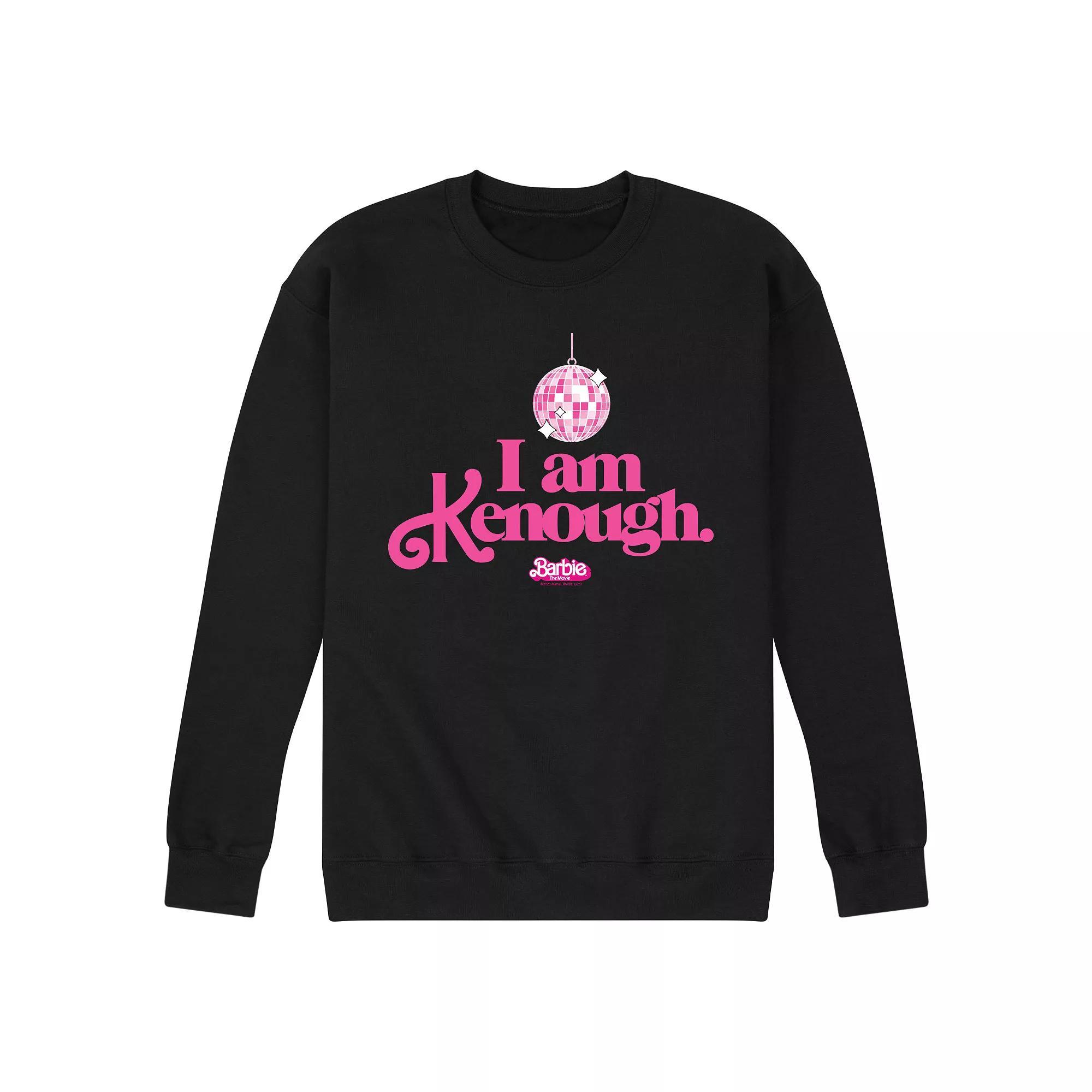 Men's Barbie The Movie I Am Kenough Disco Ball Graphic Tee, Size: Large, Grey Gray Product Image