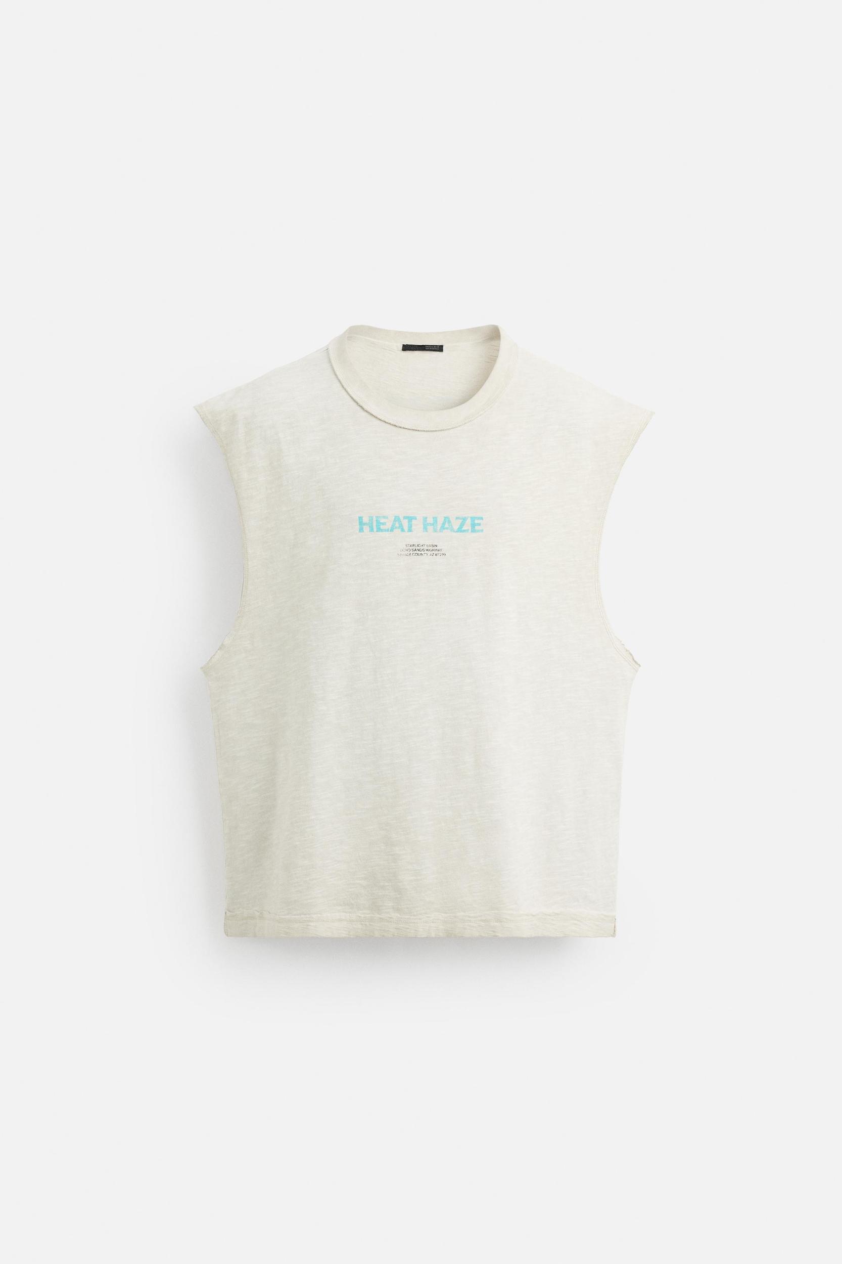 WASHED PRINT TANK TOP Product Image