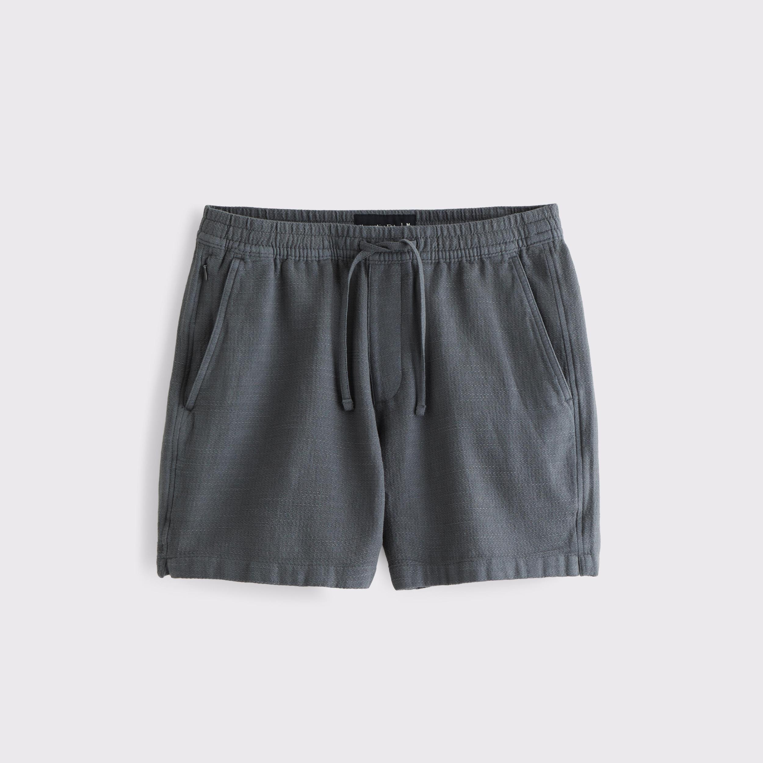 Cotton Texture Pull-On Short Product Image