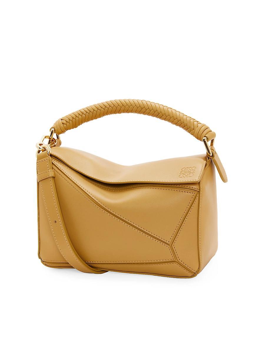 Womens Puzzle Small Leather Top-Handle Bag Product Image