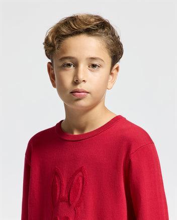 KIDS COORY CHAINSTITCH COTTON SWEATER - B0E893E200 Product Image