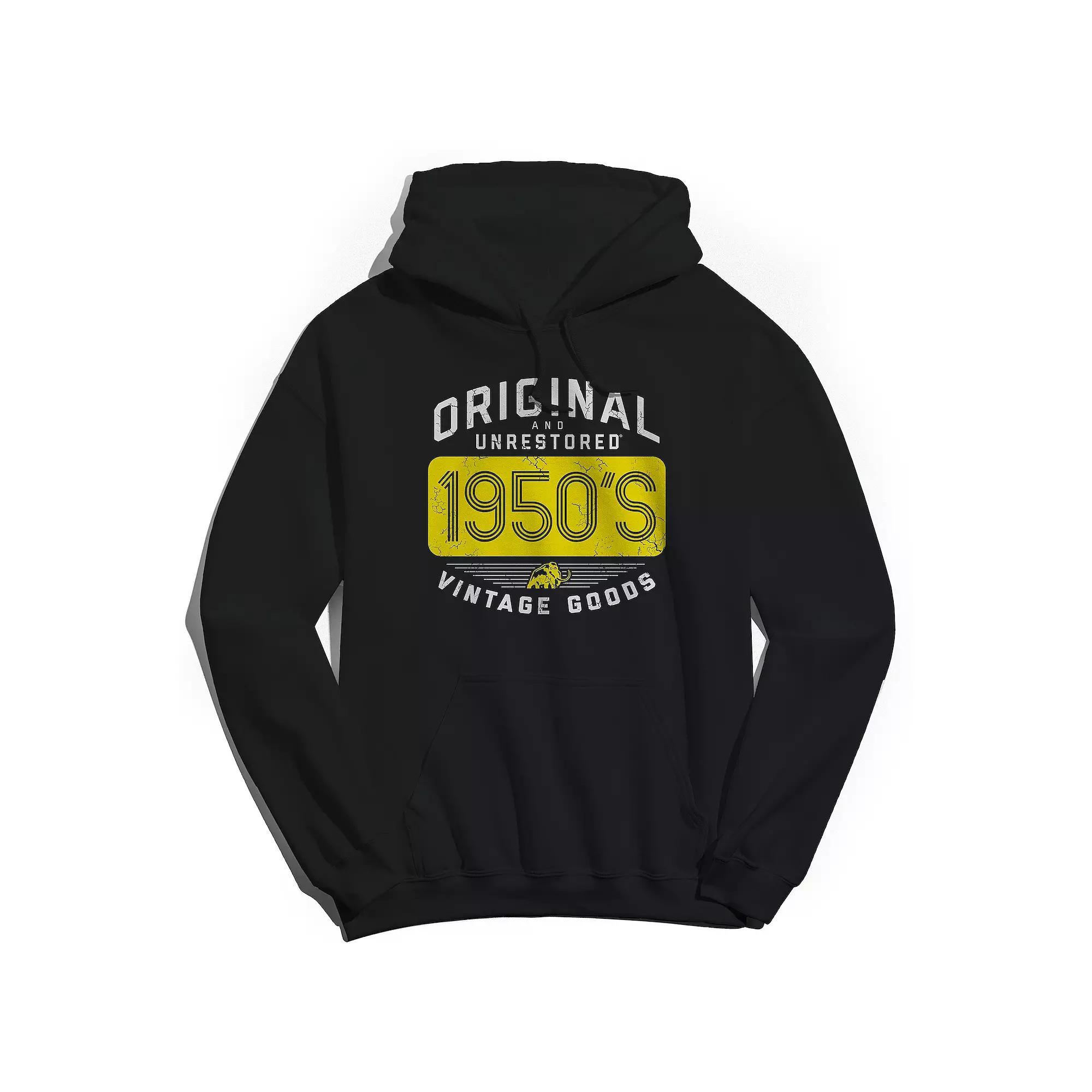 Men's Kiss Vintage Hoodie, Size: XXL, Black Product Image