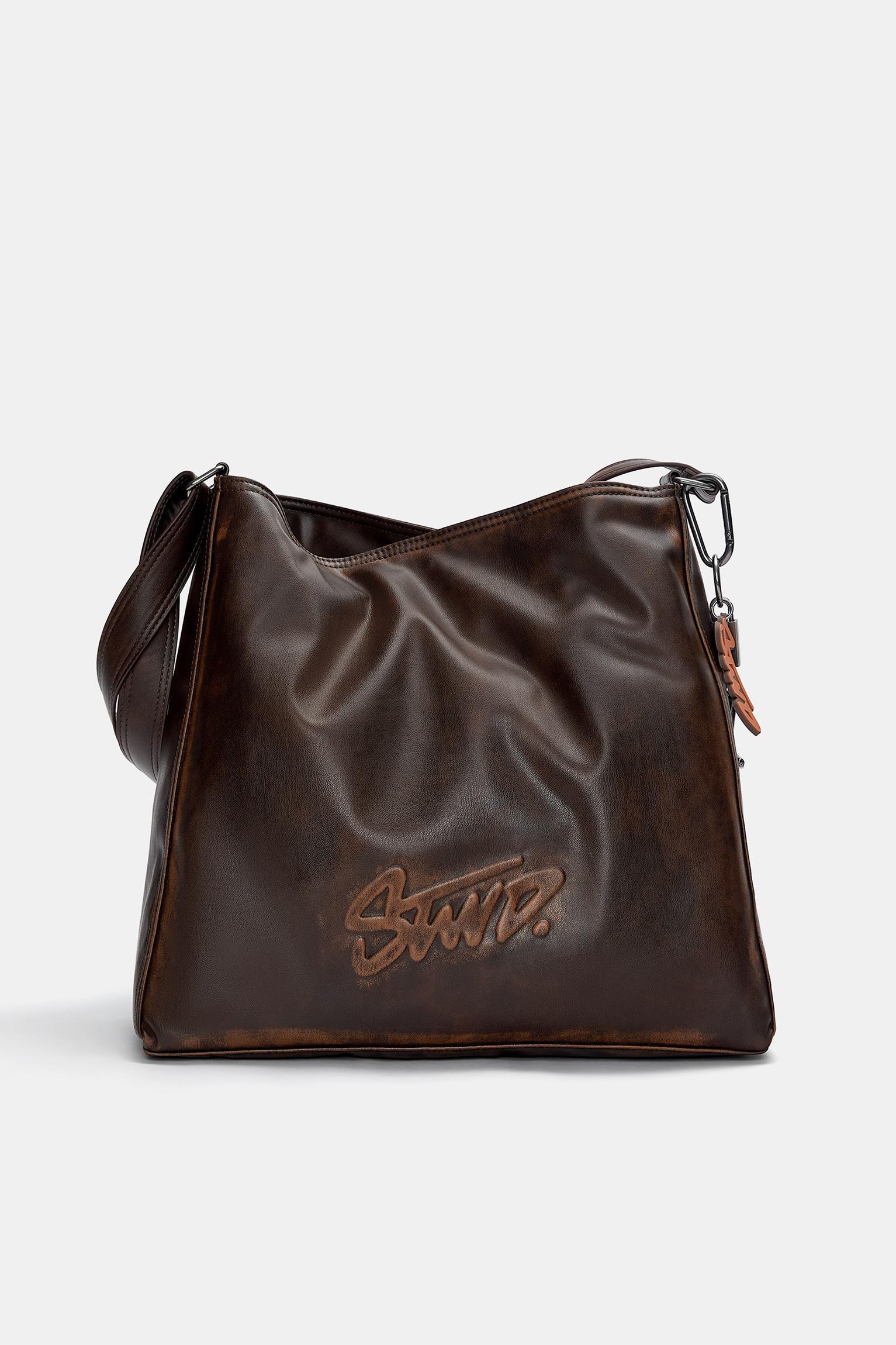 STWD distressed mini shopper bag Product Image