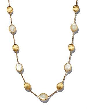 Womens Siviglia 18K Yellow Gold & Mother-Of-Pearl Station Necklace Product Image