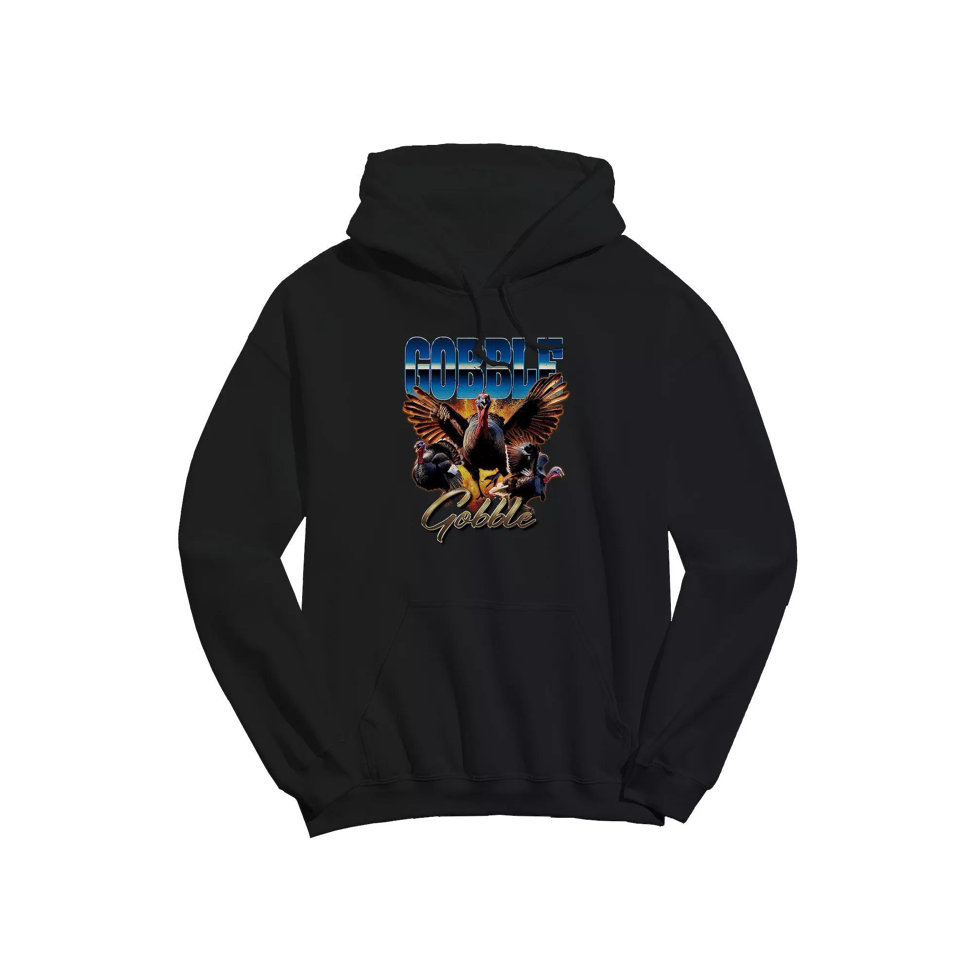 Mens Gobble Gobble Thanksgiving Graphic Hoodie Product Image