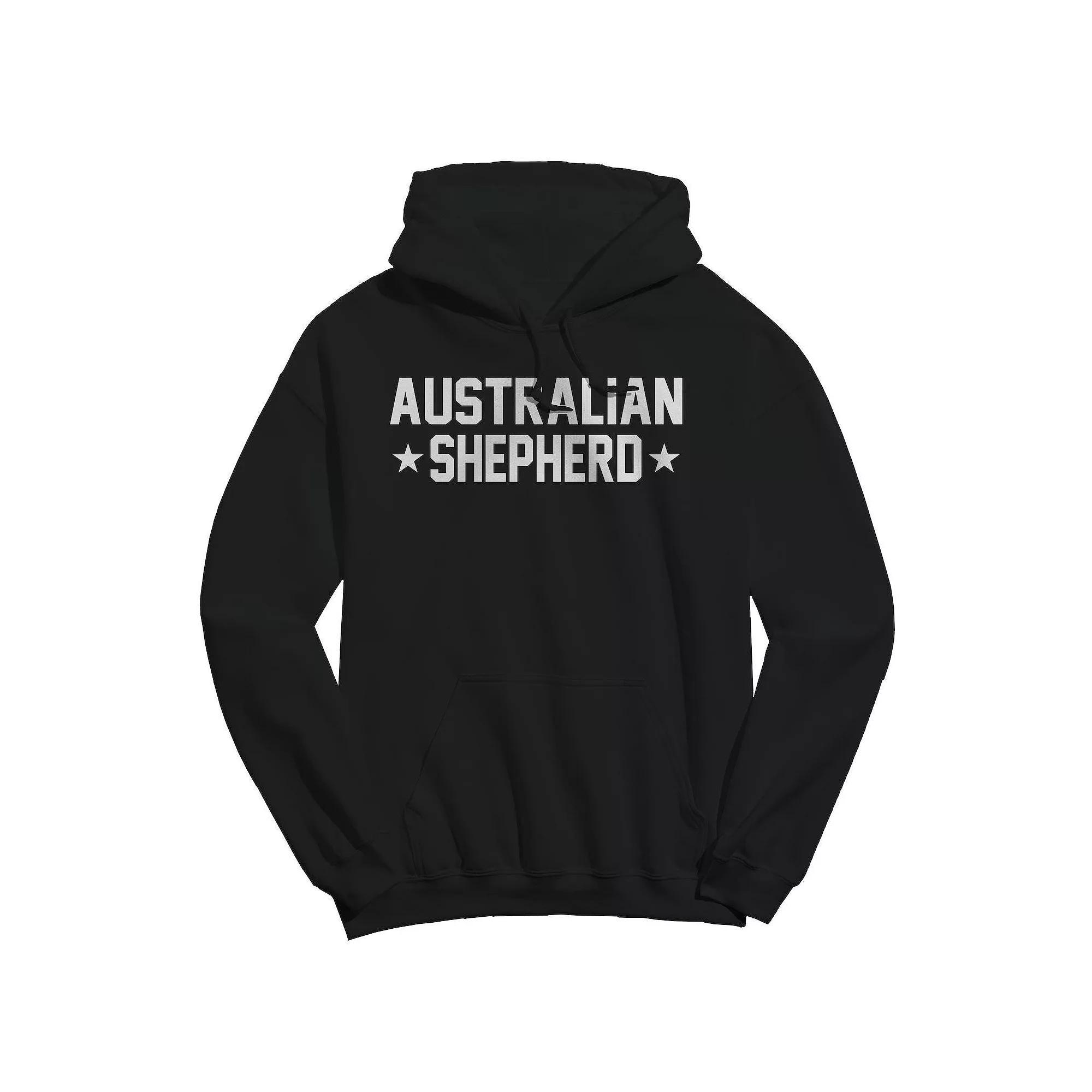 Men's COLAB89 Australian Shepard Graphic Hoodie, Size: XXL, Black Product Image