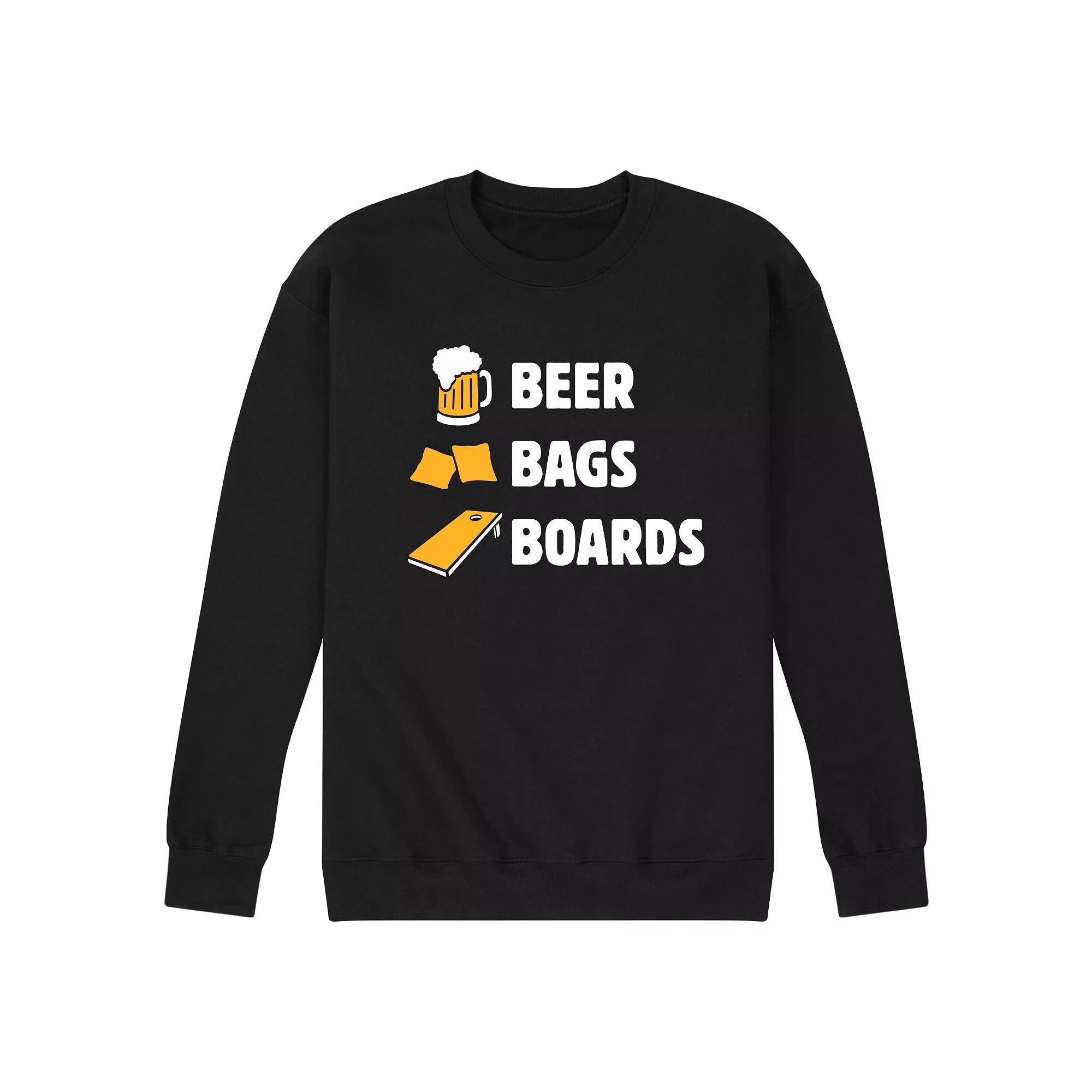 Mens Beer Bags Boards Sweatshirt Product Image