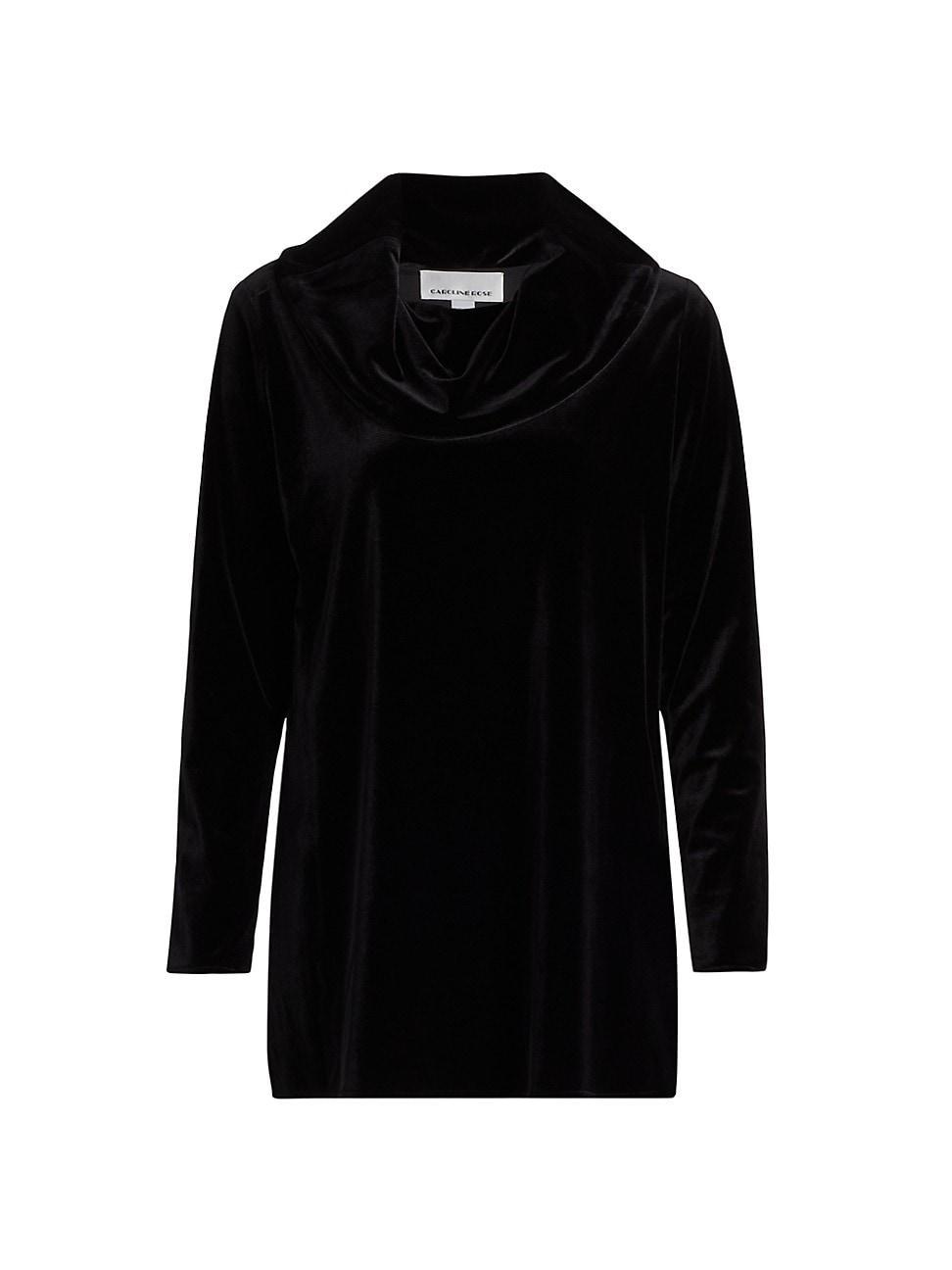 Caroline Rose Velvet Cowl Neck Tunic Product Image