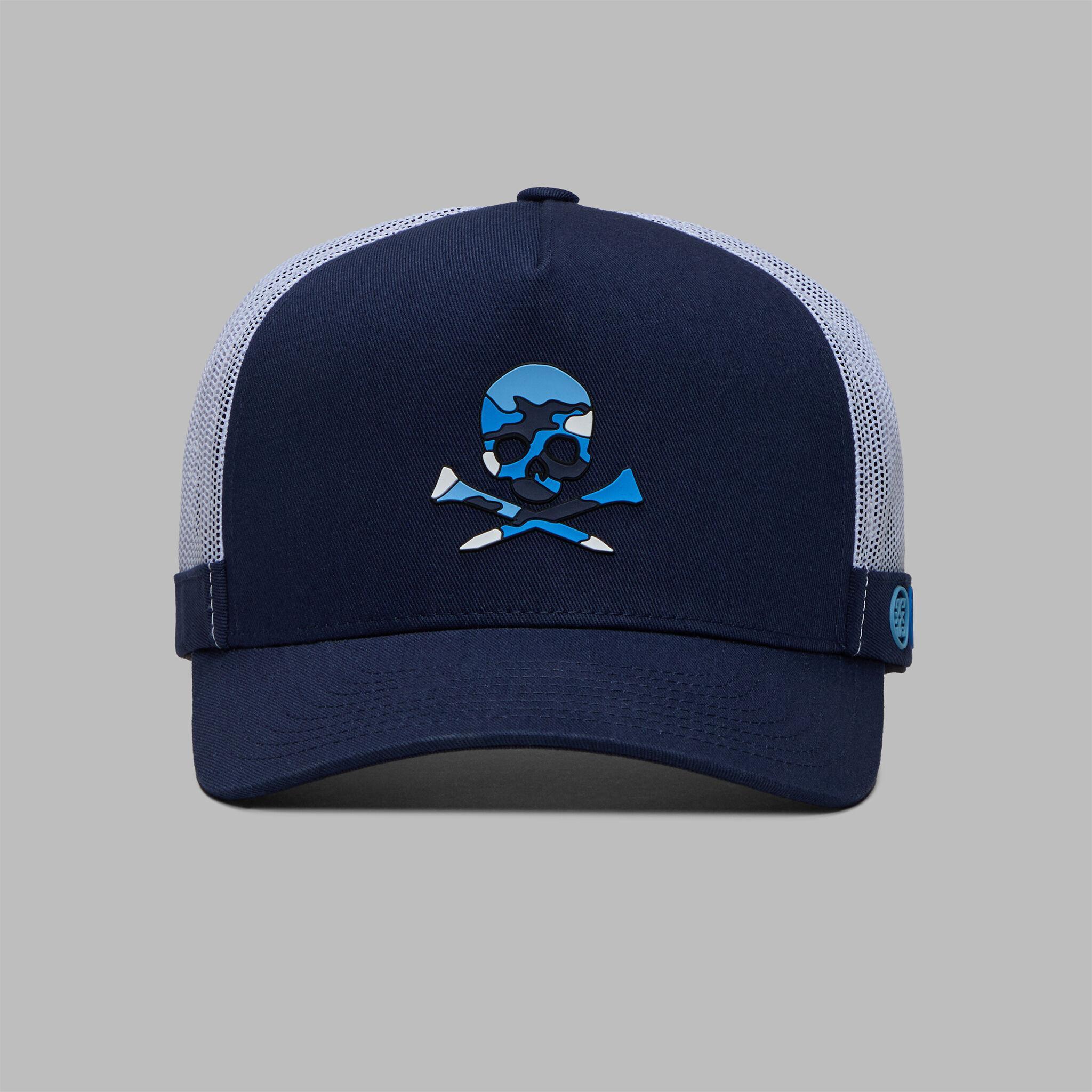 CAMO SKULL & TEES TRUCKER HAT Product Image