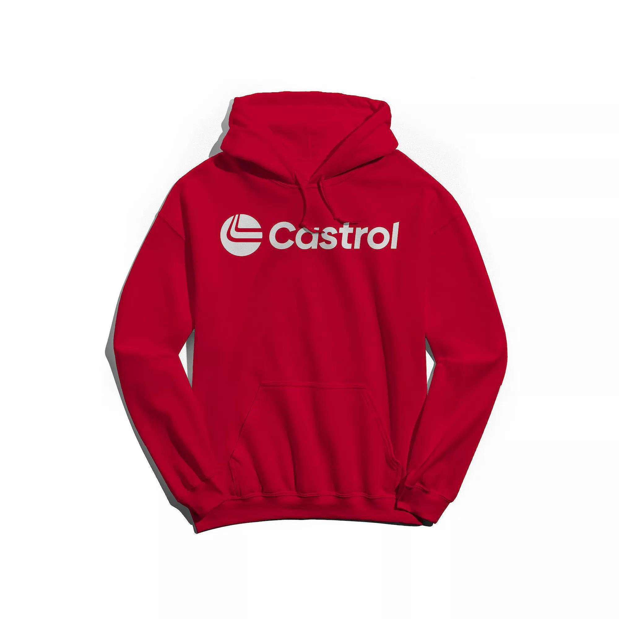 Men's Castrol Mono Graphic Hoodie, Size: XXL, Red Product Image