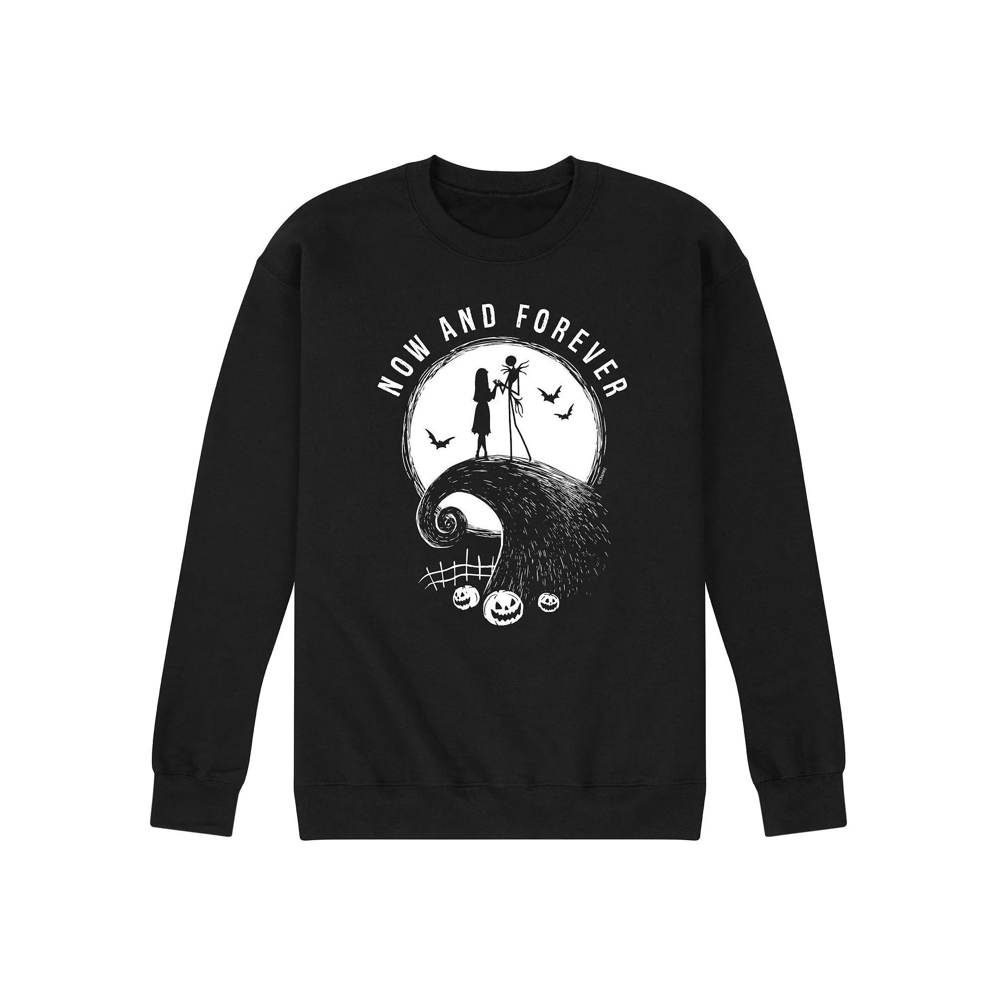 Disneys The Nightmare Before Christmas Mens Now & Forever Fleece Sweatshirt Product Image