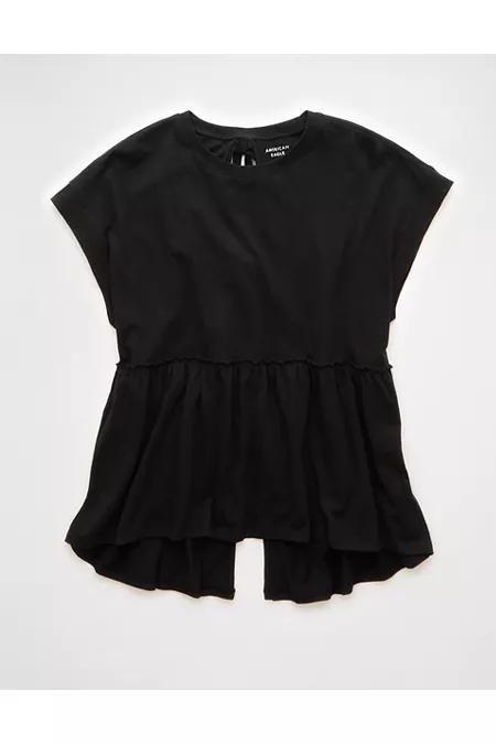 AE Sunchaser Knit Tie Back Babydoll T-Shirt Women's Product Image