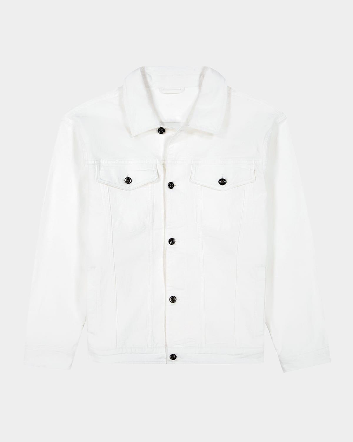 Mens Wells Button-Front Denim Jacket Product Image
