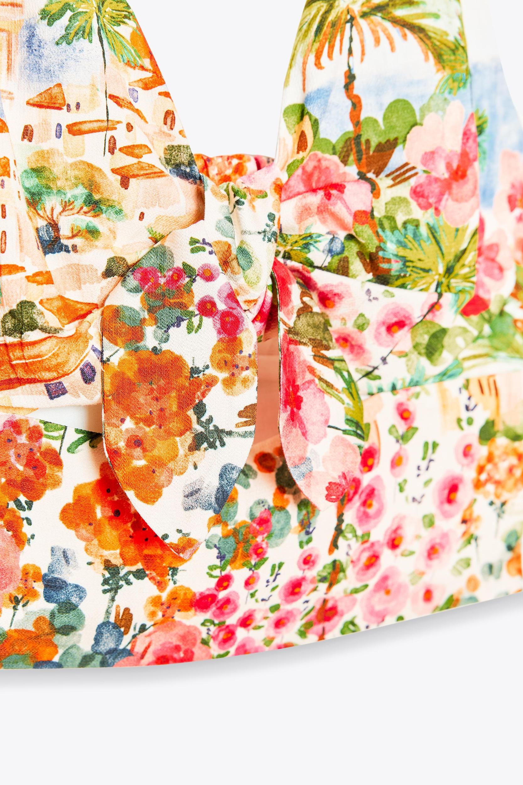 PRINTED KNOT TOP Product Image
