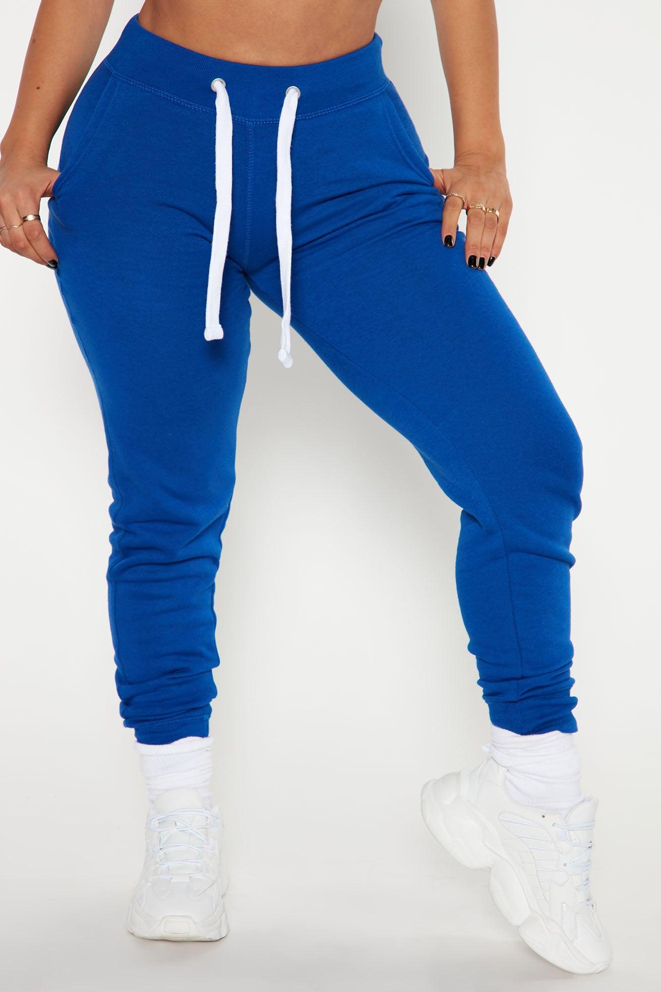 Relaxed Vibe Joggers - Blue Product Image