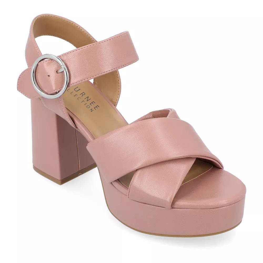 Journee Akeely Tru Comfort Foam™ Women's Heeled Sandals, Size: 11 Product Image