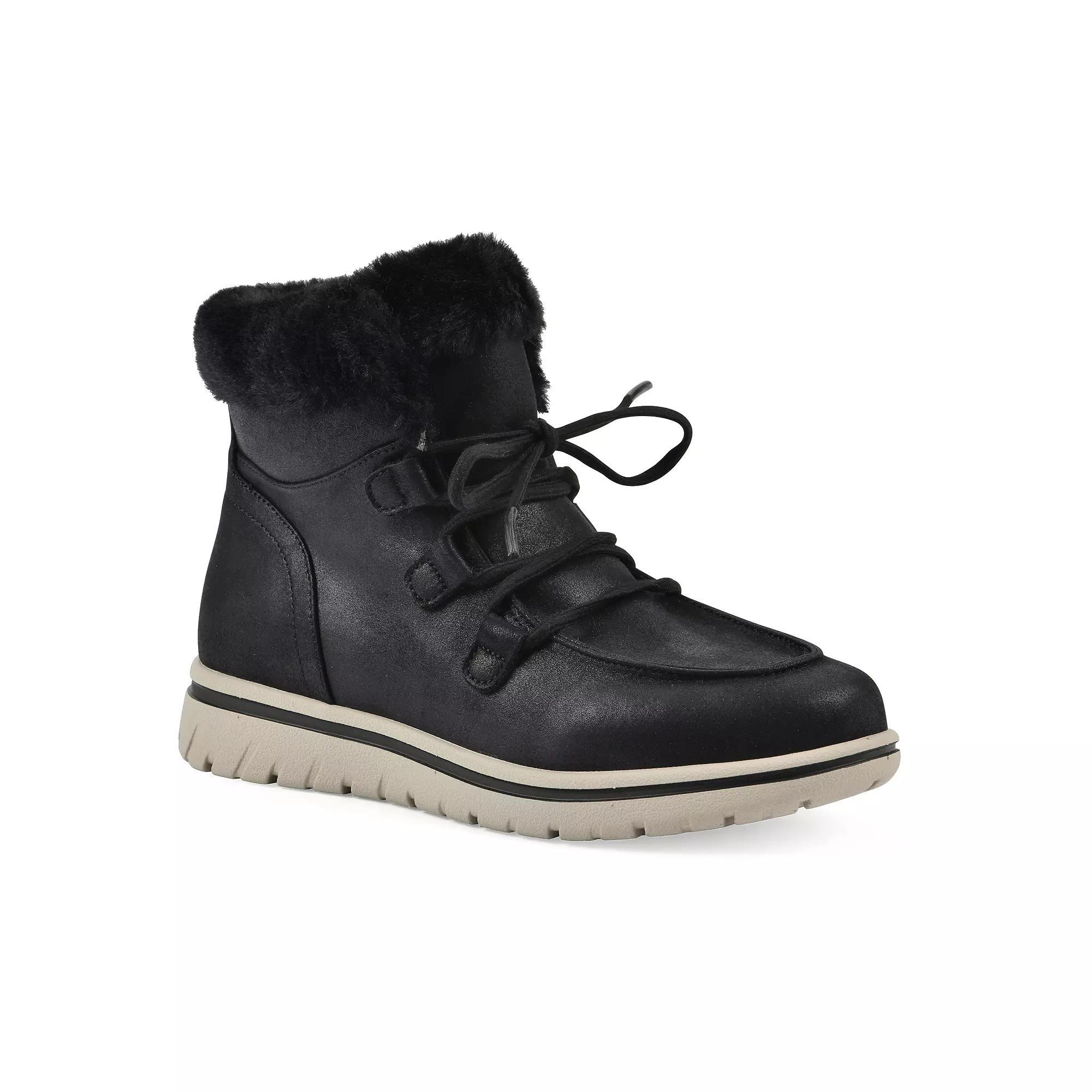 Cliffs by White Mountain Harisson Women's Ankle Boots, Size: 7.5, Black Fabric Product Image