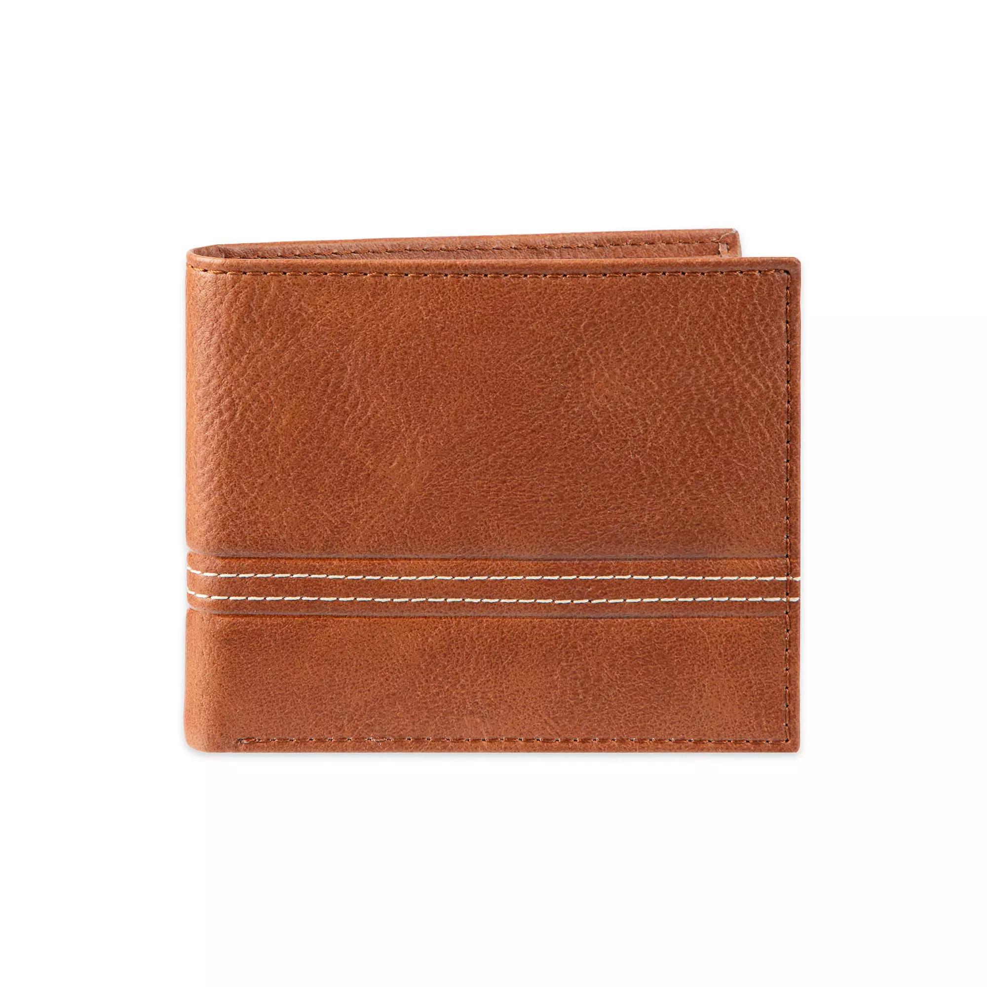 Mens Wembley Everyday Contrast Stitch Dominic Passcase Wallet Product Image