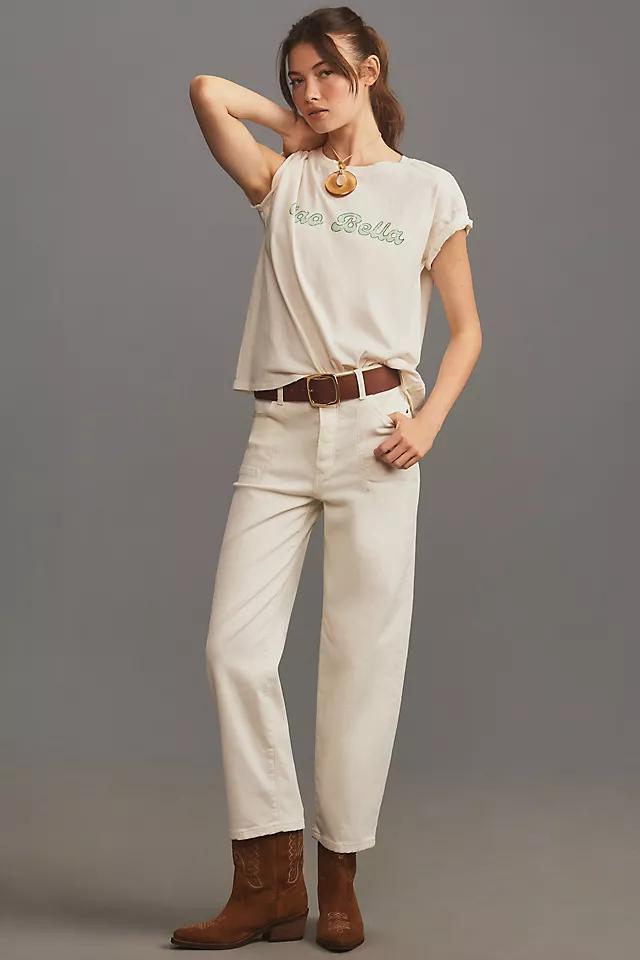 PAIGE Ren Linen Tee Product Image