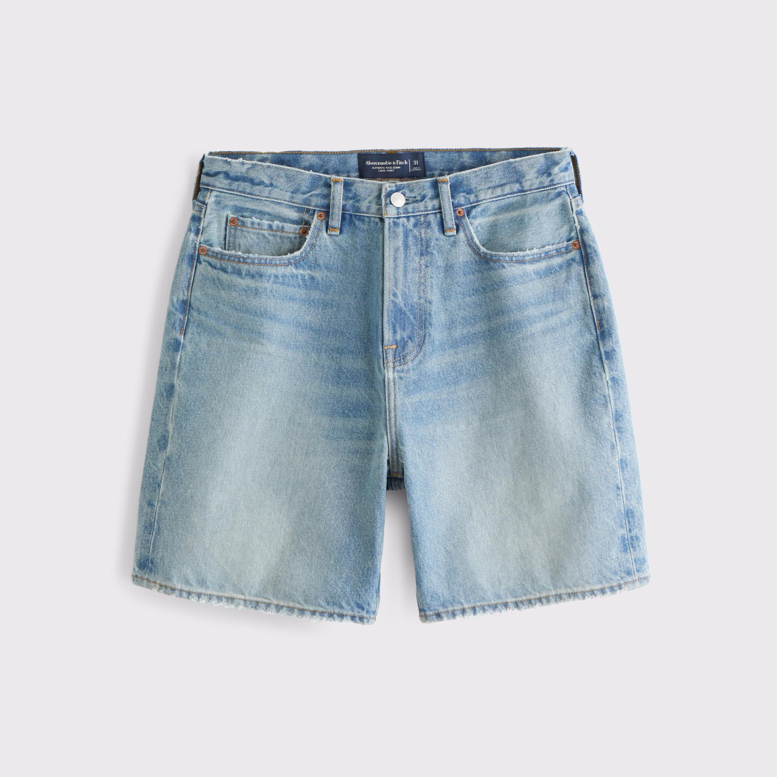 Loose Denim Short Product Image