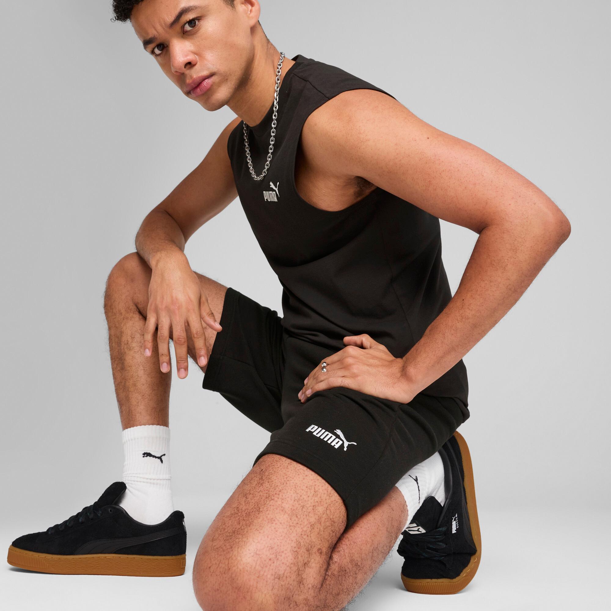 PUMA Essentials No. 1 Logo Men's 10" Shorts in Medium Grey Heather Product Image