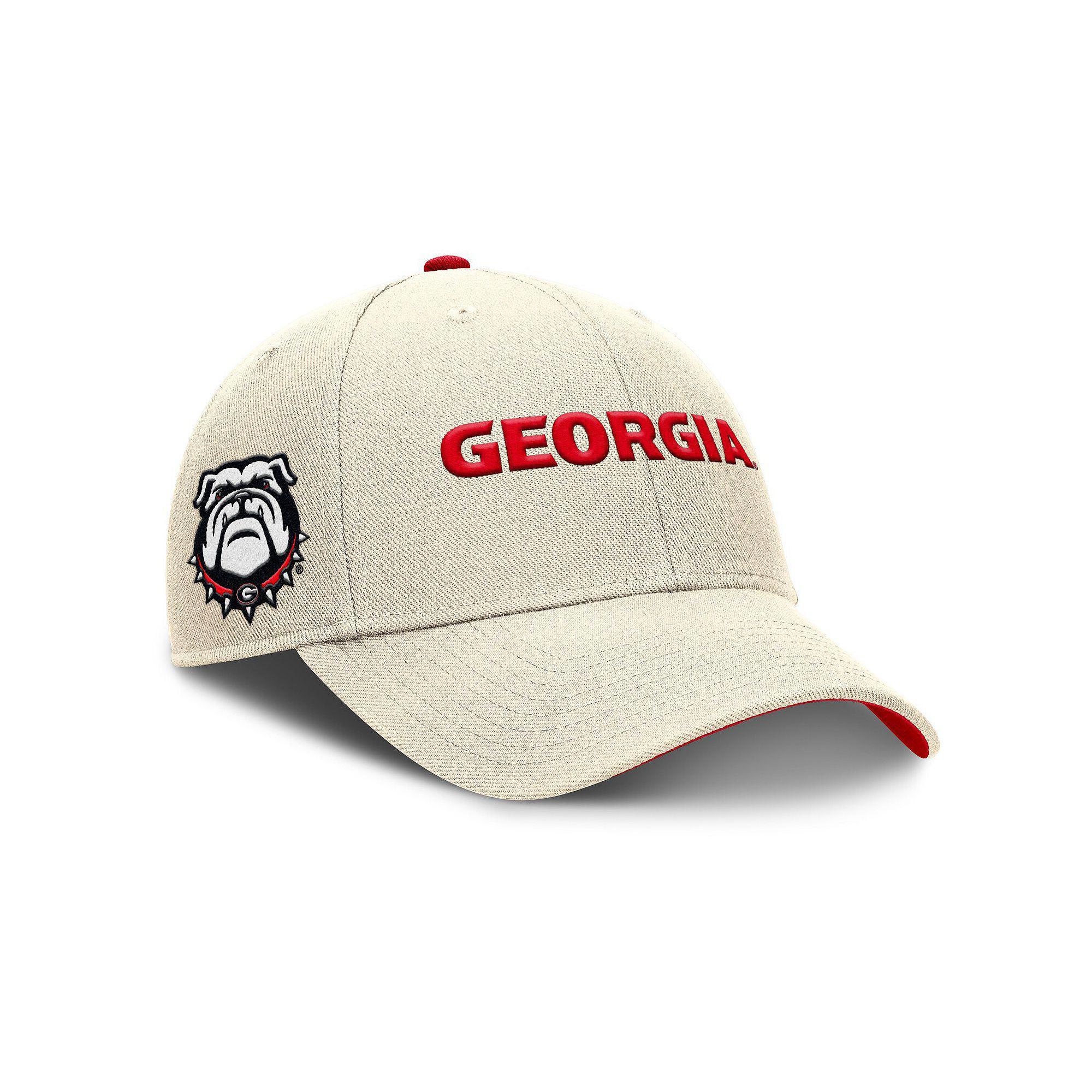 Men's Nike Natural Georgia Bulldogs Primetime Rise Adjustable Hat, Beige Product Image
