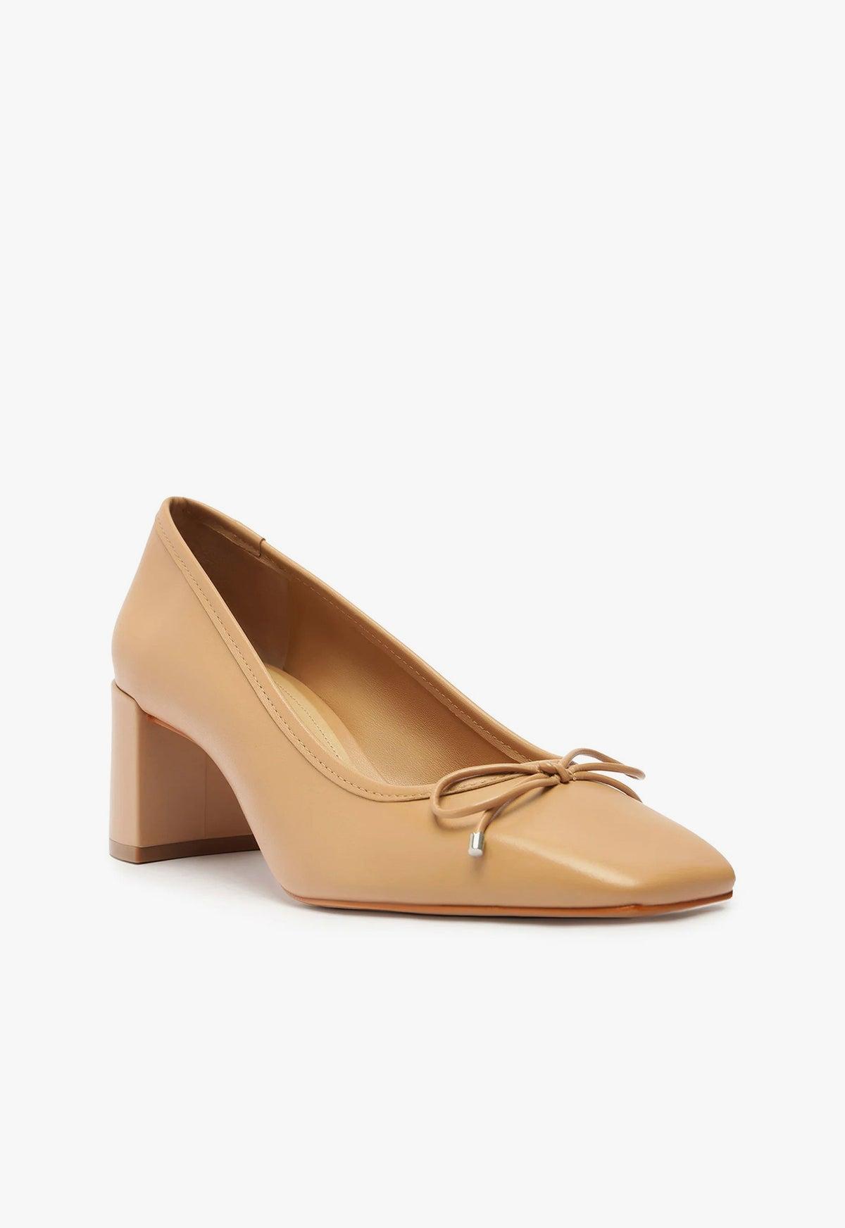 Arissa Block Leather Pump Product Image